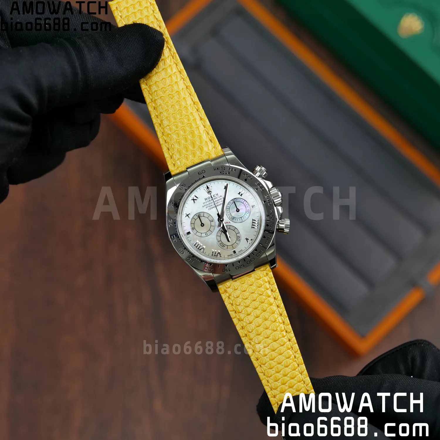 Rolex Daytona 116519 PPM Factory 1:1 Best Edition MOP Roman Dial on Leather Strap 4130 62 6871557c4bf01d6 阿默表行AmoWatch