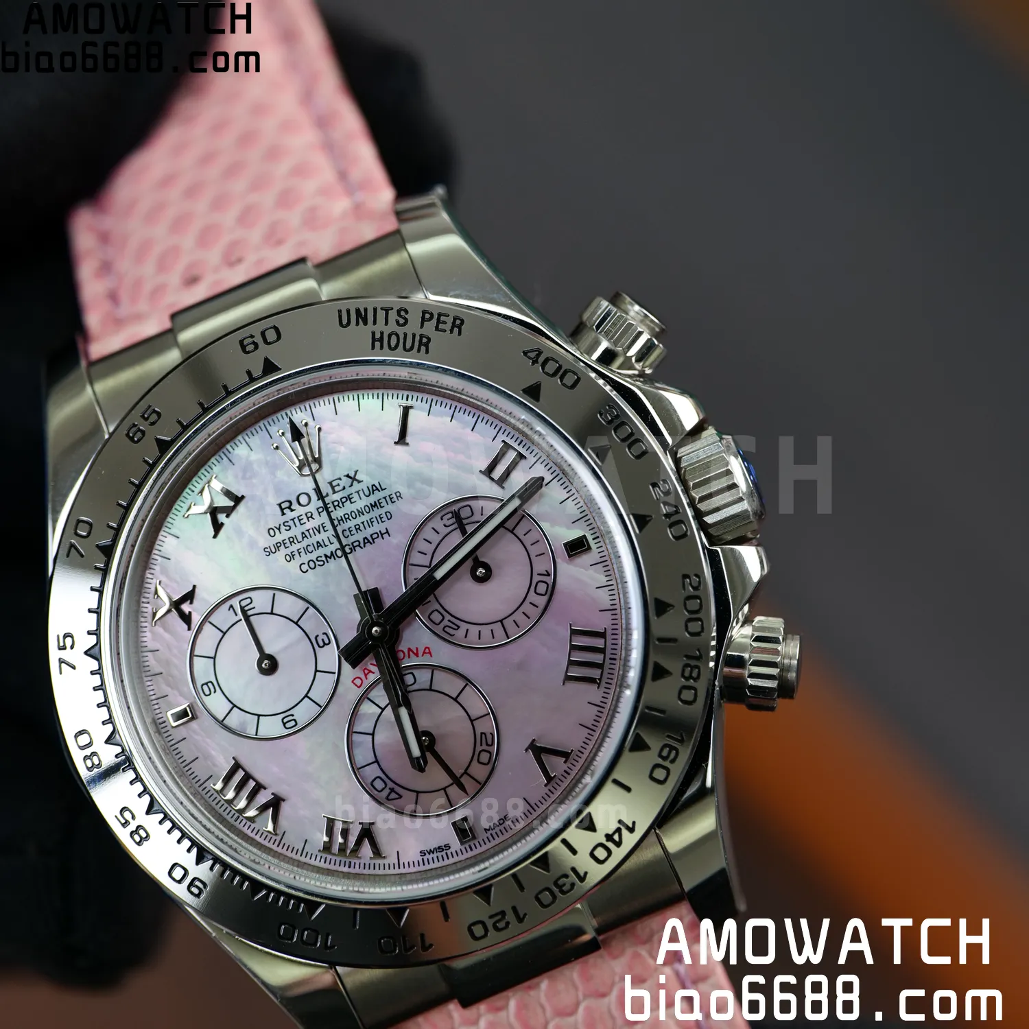 Rolex Daytona 116519 PPM Factory 1:1 Best Edition MOP Roman Dial on Red Leather Strap 4130 82 6ceaa94ab1d25ba 阿默表行AmoWatch