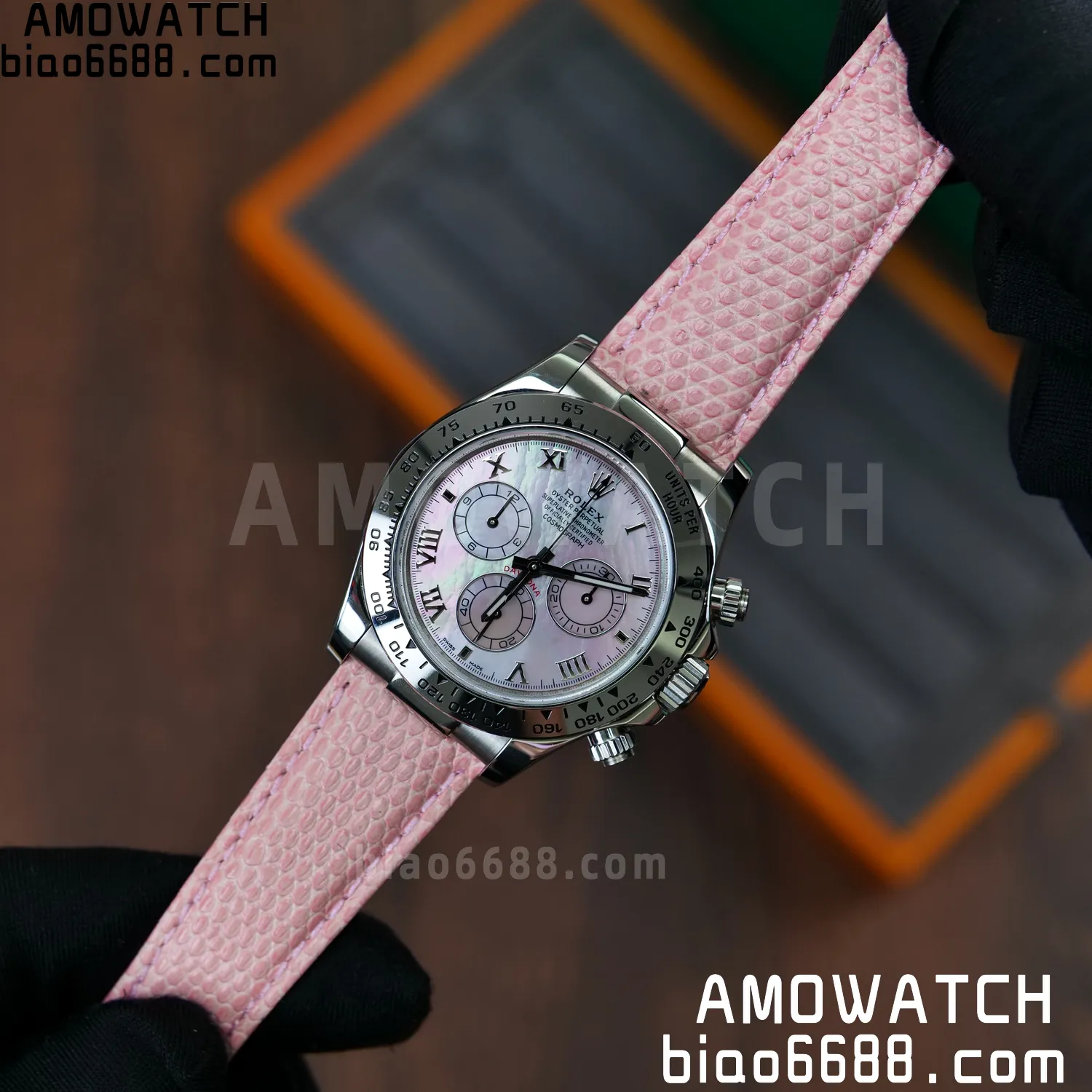 Rolex Daytona 116519 PPM Factory 1:1 Best Edition MOP Roman Dial on Red Leather Strap 4130 70 6e83c43bf044de4 阿默表行AmoWatch