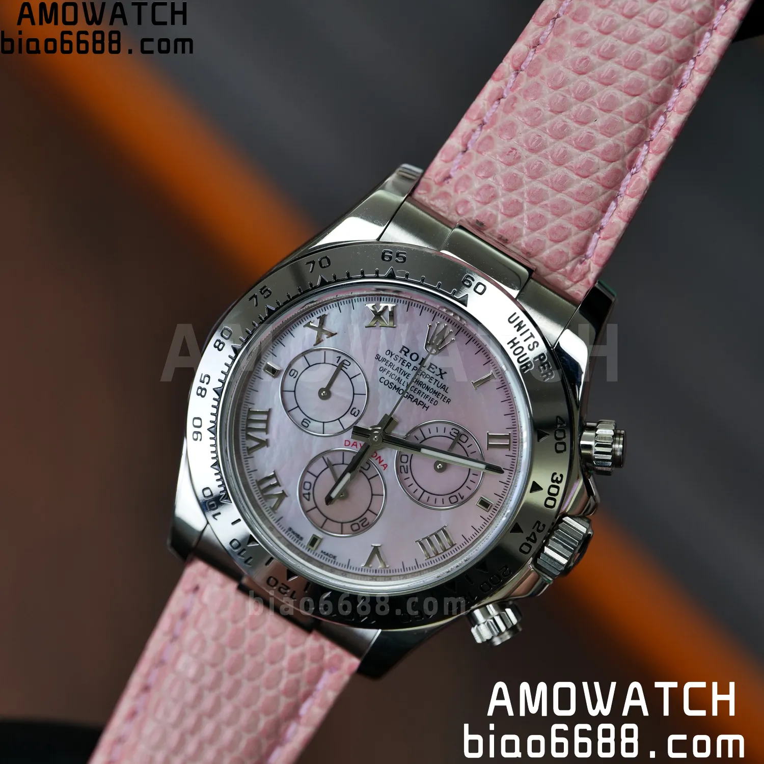 Rolex Daytona 116519 PPM Factory 1:1 Best Edition MOP Roman Dial on Red Leather Strap 4130 87 70dc6934686d063 阿默表行AmoWatch