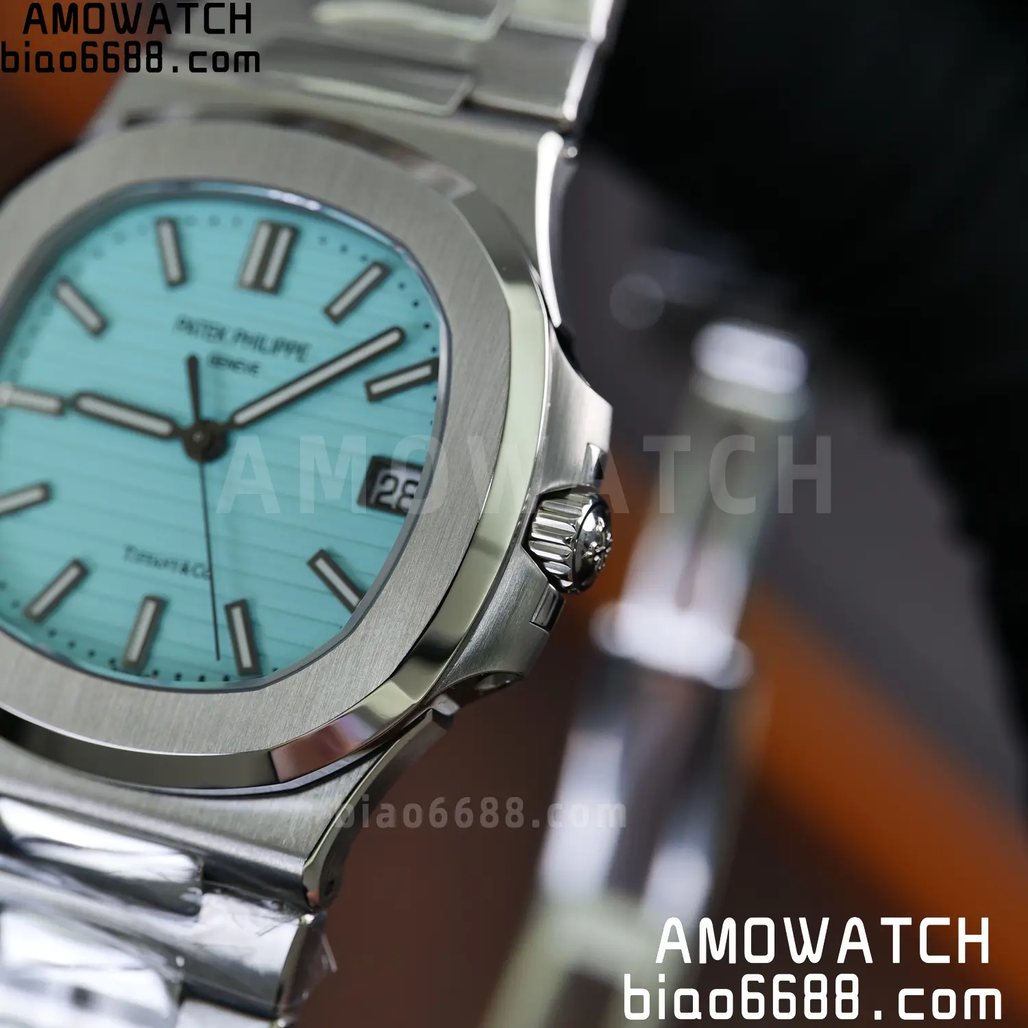 Custom Made PP Nautilus 5711 Tiffany Modified content :SW factory Tiffany Dial 、SW Pointer、DEEP crystal 99 7cd7035ce6ecd2a 阿默表行AmoWatch