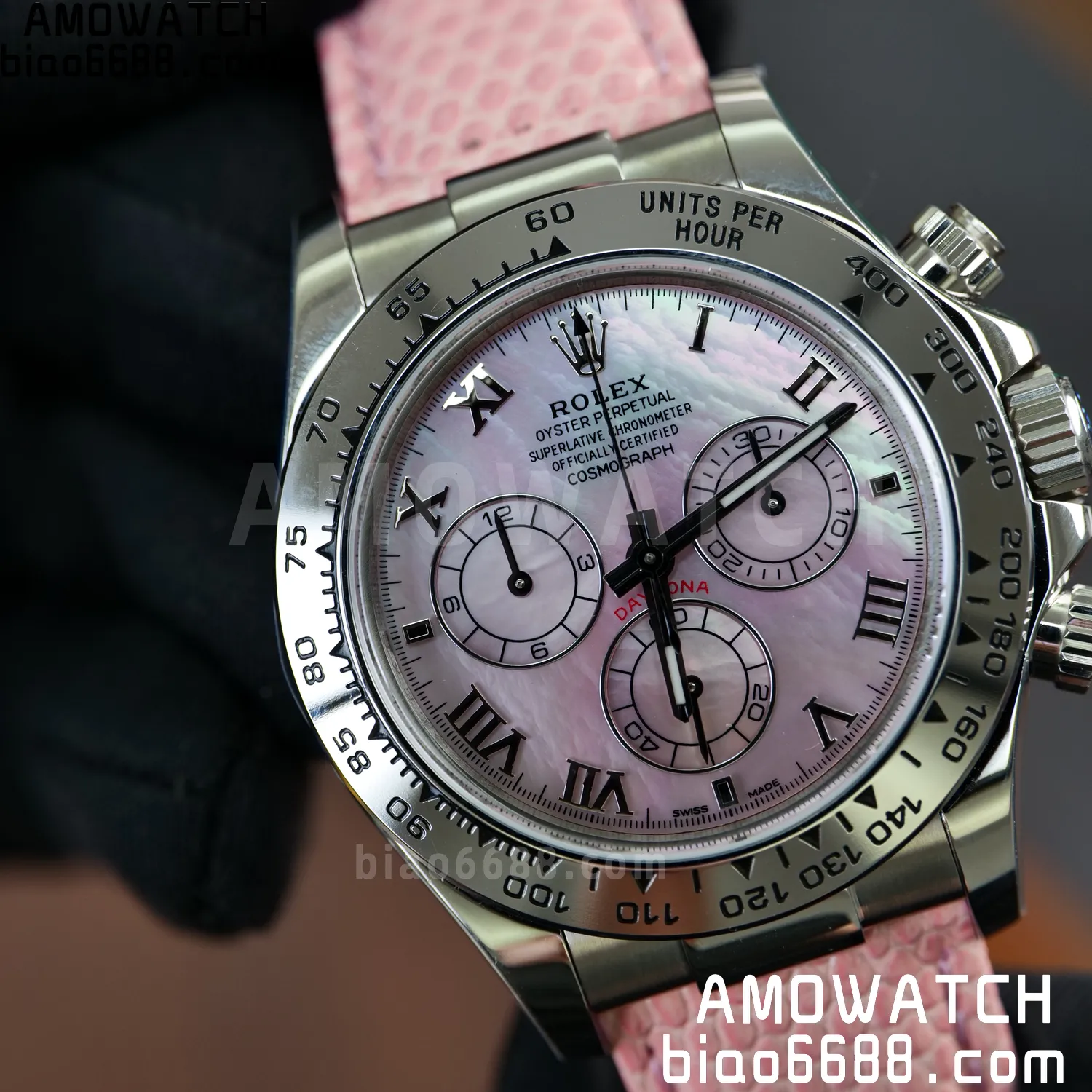 Rolex Daytona 116519 PPM Factory 1:1 Best Edition MOP Roman Dial on Red Leather Strap 4130 83 808f78041c6f4bc 阿默表行AmoWatch