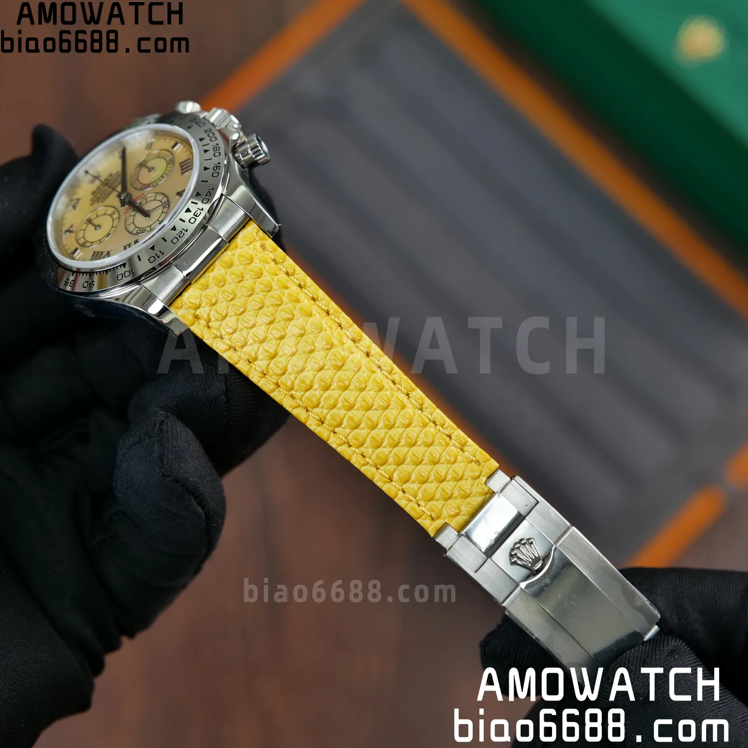 Rolex Daytona 116519 PPM Factory 1:1 Best Edition MOP Roman Dial on Leather Strap 4130 66 87ab9d48225142c 阿默表行AmoWatch