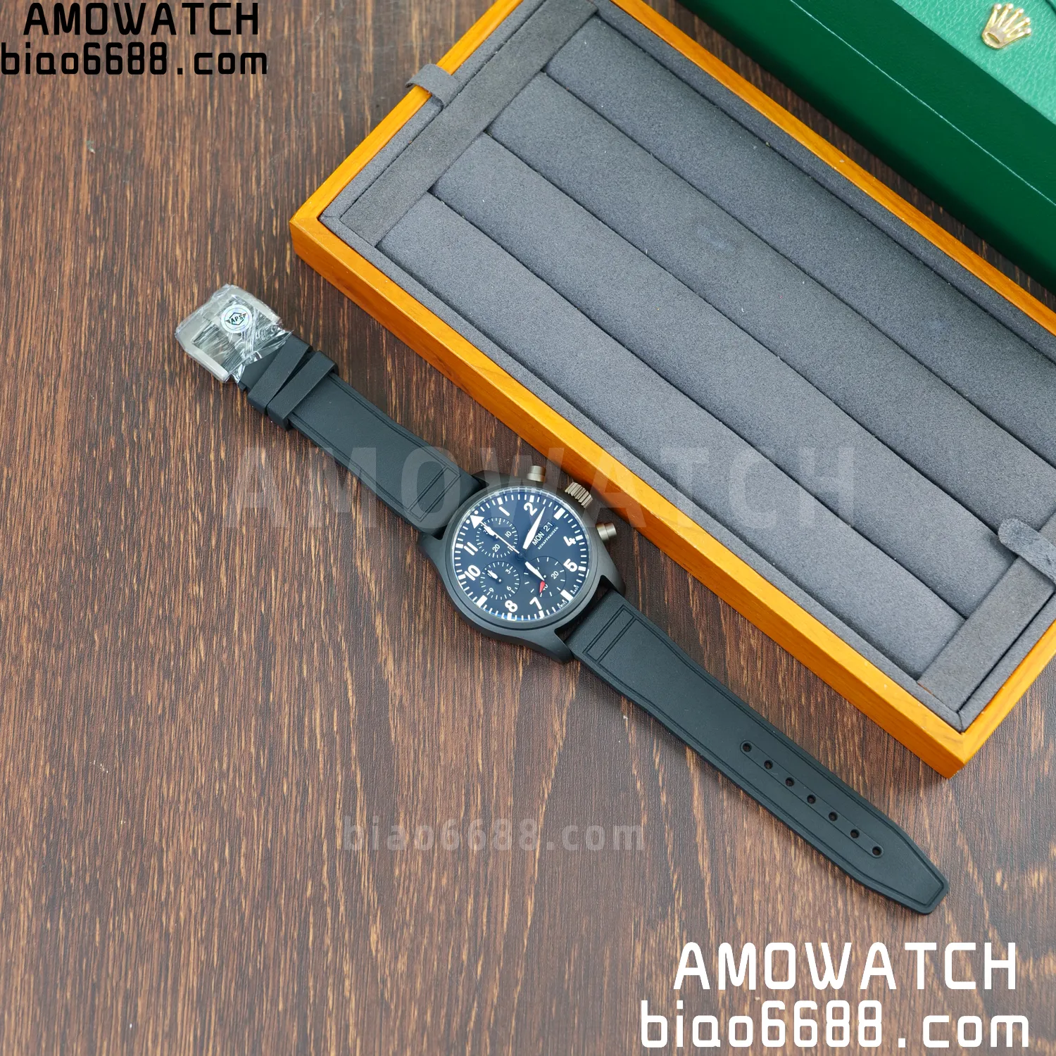 IWC Pilot Chrono IW389401 Black Ceramic APSF 1:1 Best Edition Black Dial SA69385 Super Clone 51 90c595da5933c80 AMO Watch