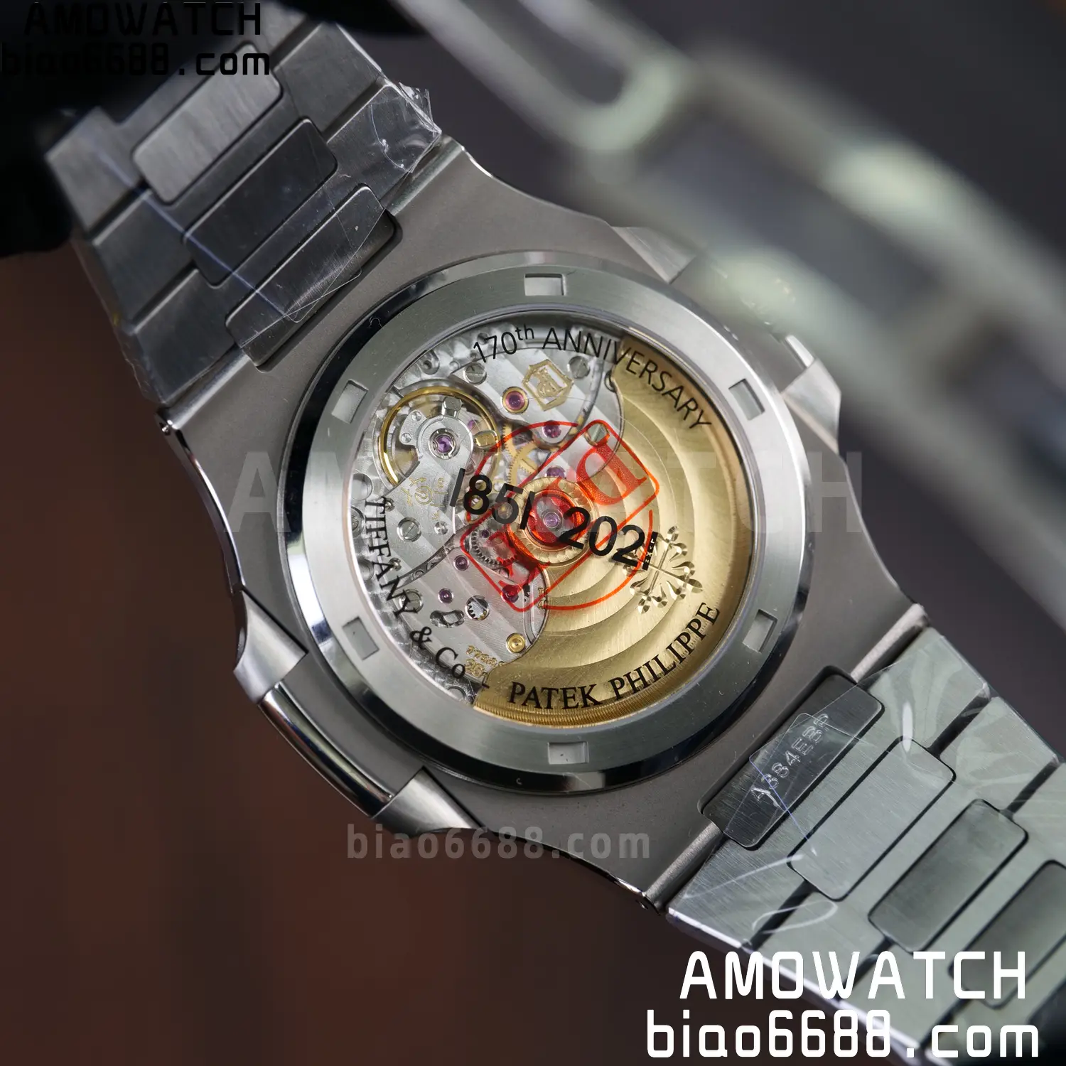 Custom Made PP Nautilus 5711 Tiffany Modified content :SW factory Tiffany Dial 、SW Pointer、DEEP crystal 111 9cec004dd365df4 阿默表行AmoWatch