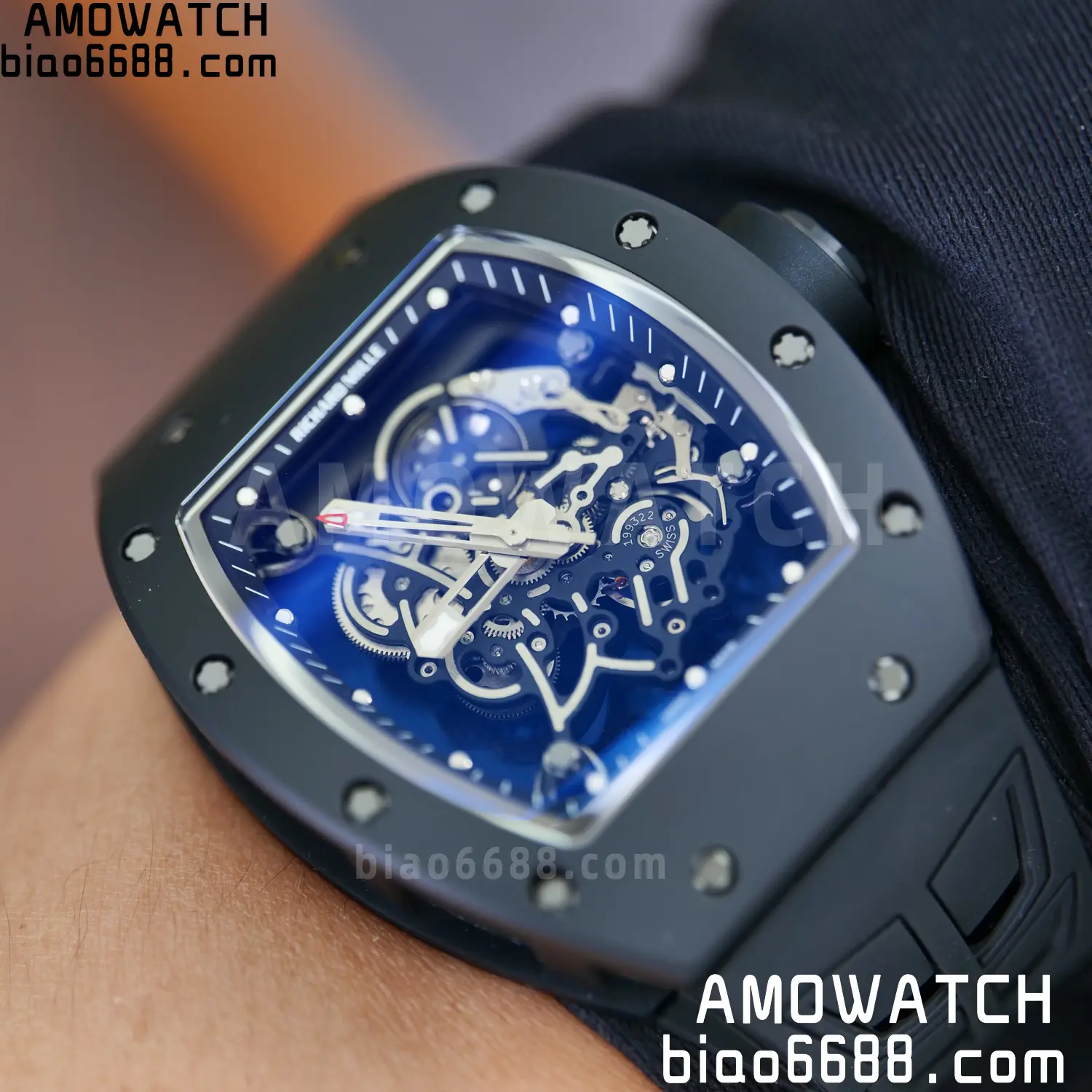 Richard Mille RM055 Black Ceramic ZF 1:1 Best Edition RMUL2 Super Clone V3 114 9f1dc7d825eeac6 阿默表行AmoWatch