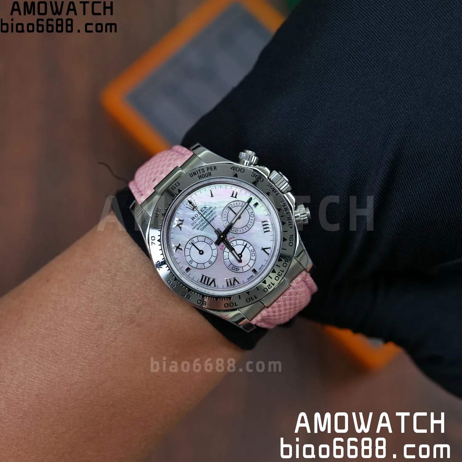 Rolex Daytona 116519 PPM Factory 1:1 Best Edition MOP Roman Dial on Red Leather Strap 4130 96 9fa80dc9b18827d 阿默表行AmoWatch