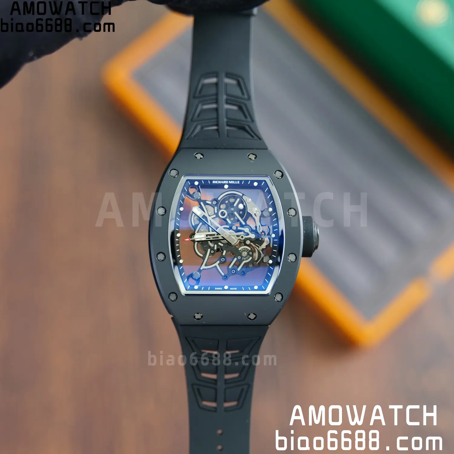 Richard Mille RM055 Black Ceramic ZF 1:1 Best Edition RMUL2 Super Clone V3 88 a549d4dd35807d1 阿默表行AmoWatch