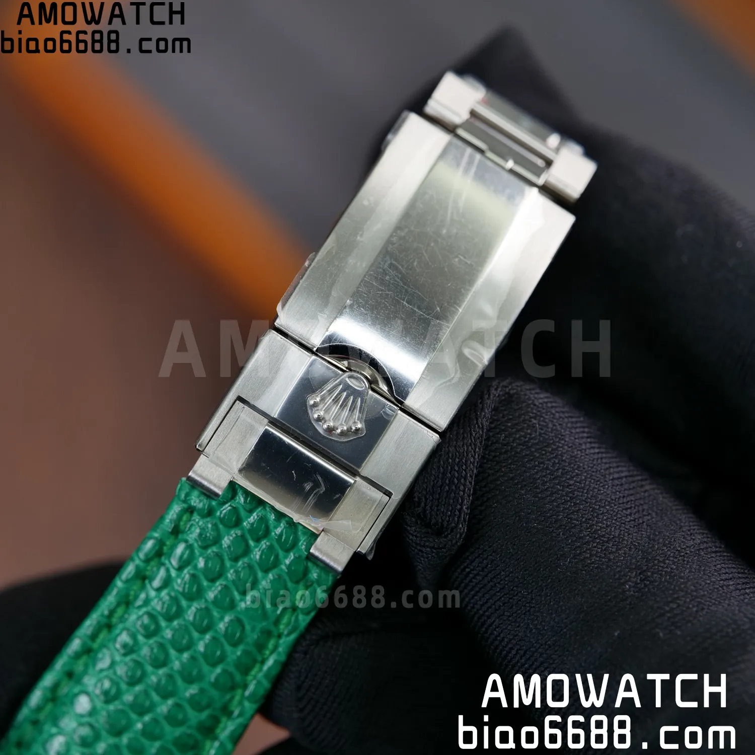 Rolex Daytona 116519 PPM Factory 1:1 Best Edition Green Roman Dial on Leather Strap 4130 91 a6060d7eca7981b 阿默表行AmoWatch