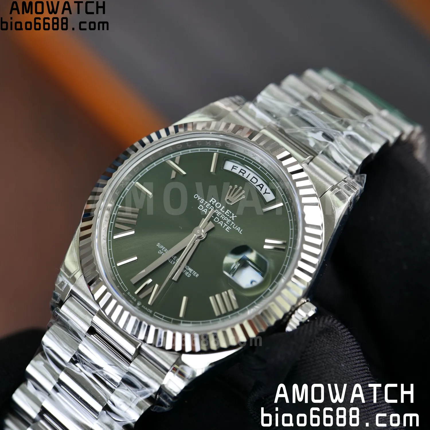 Rolex DayDate 40 228239 VSF 1:1 Best Edition Green Roman Dial on President Bracelet VS3255 V2 75 a81156142f36ea3 阿默表行AmoWatch