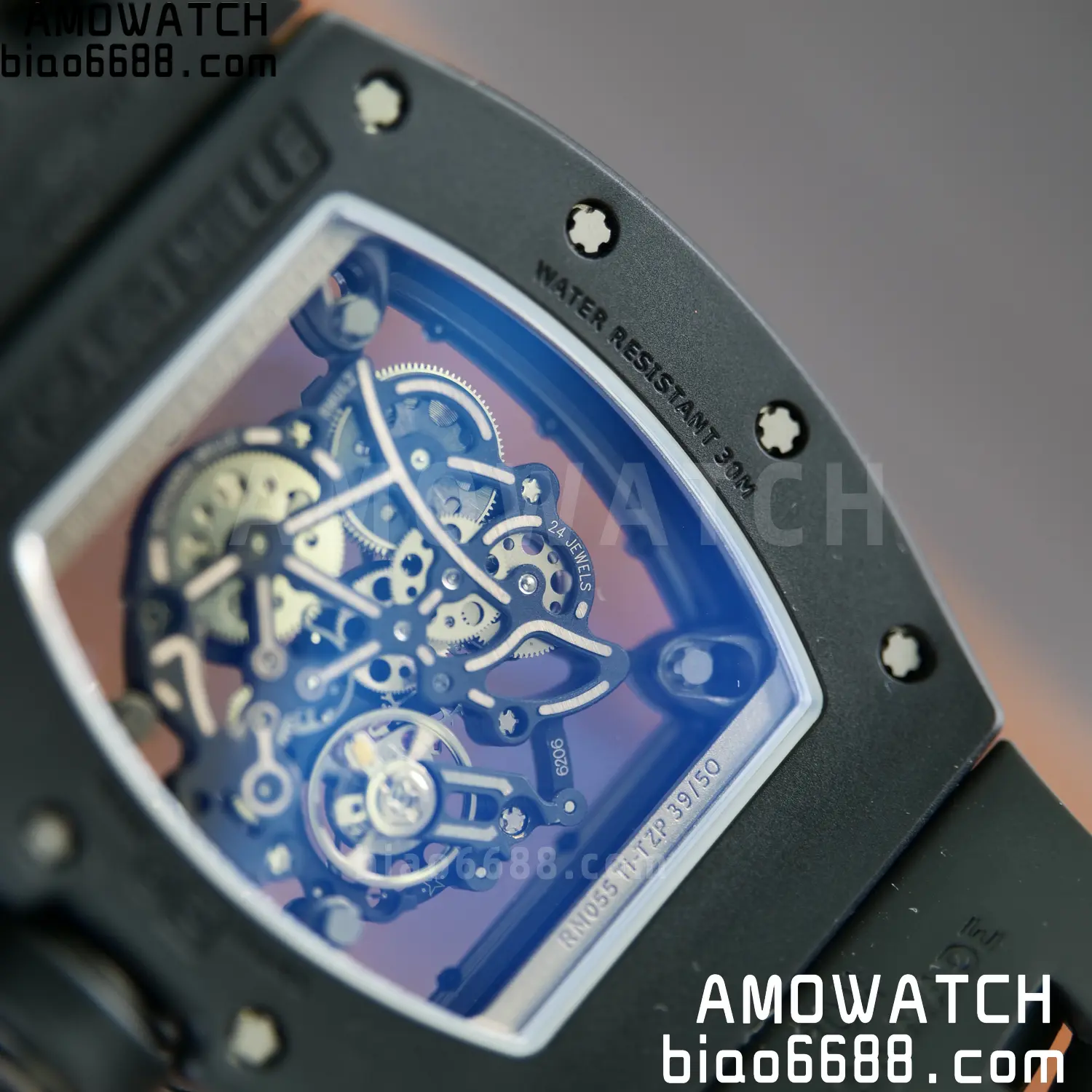 Richard Mille RM055 Black Ceramic ZF 1:1 Best Edition RMUL2 Super Clone V3 110 aa3643cabde1a30 阿默表行AmoWatch