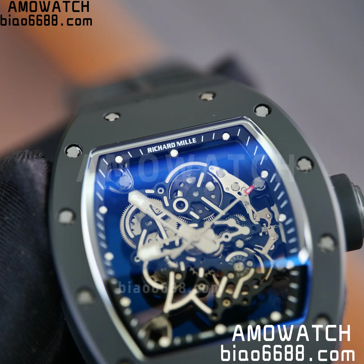 Richard Mille RM055 Black Ceramic ZF 1:1 Best Edition RMUL2 Super Clone V3 100 ab1f665db434b0c 阿默表行AmoWatch