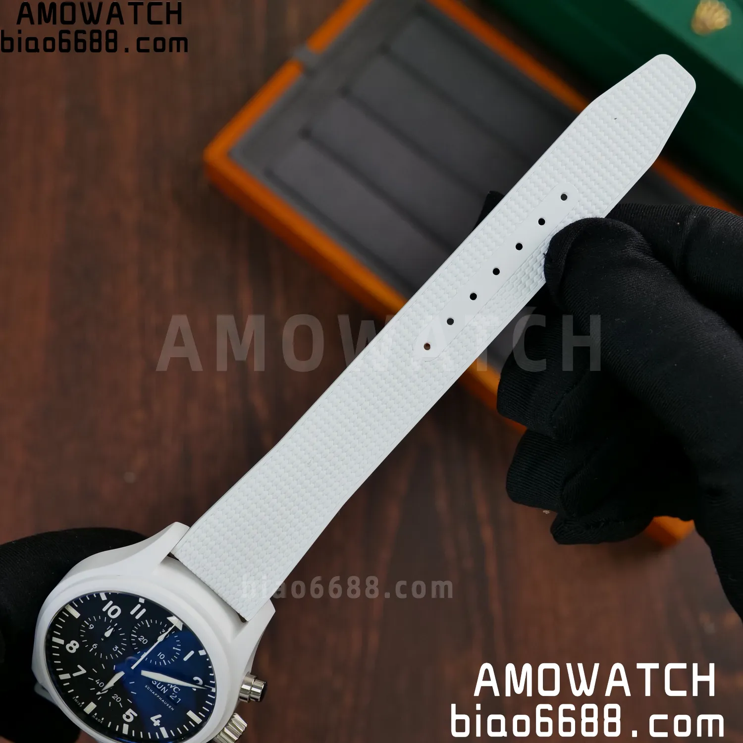 IWC Pilot Chrono IW389105 White Ceramic APSF 1:1 Best Edition Black Dial SA69385 Super Clone 53 ae30c820c42cc76 AMO Watch