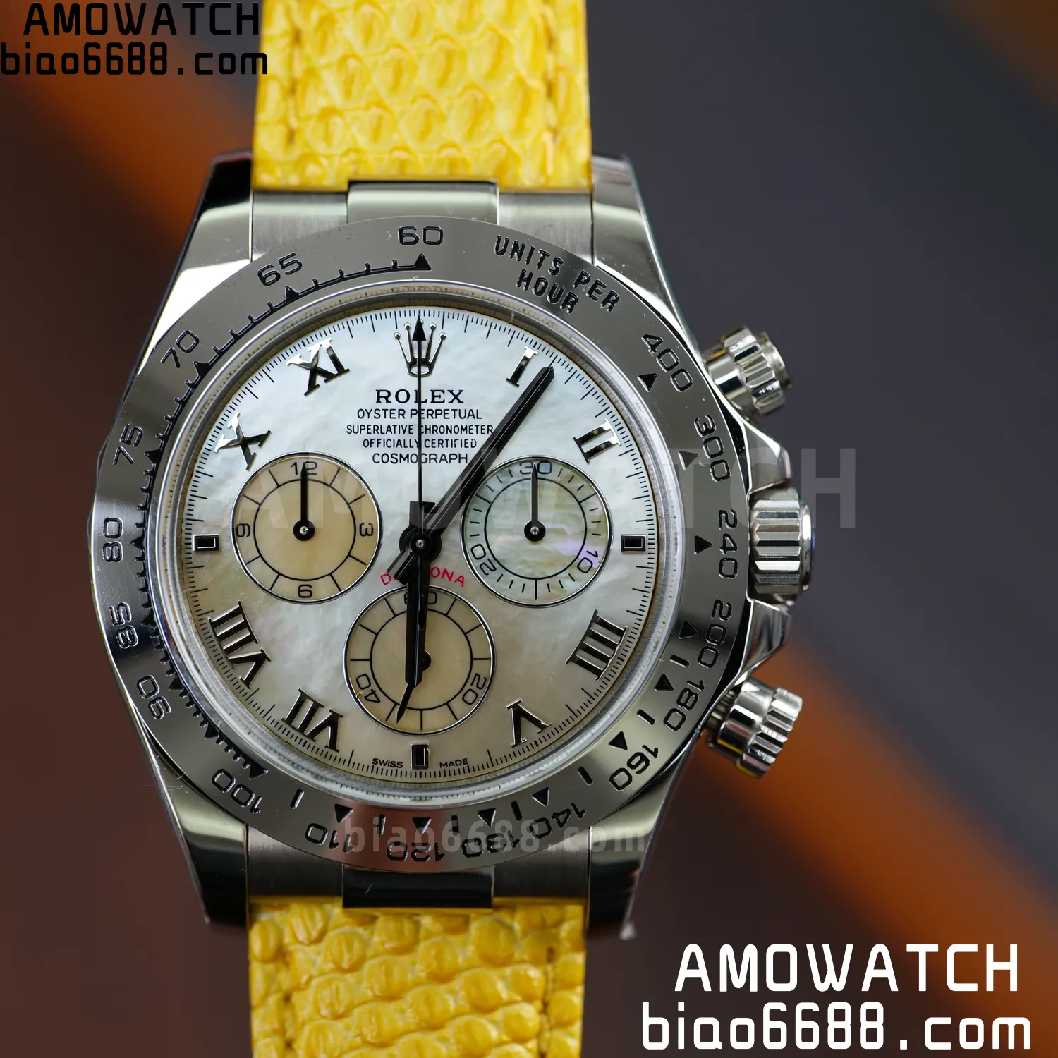 Rolex Daytona 116519 PPM Factory 1:1 Best Edition MOP Roman Dial on Leather Strap 4130 68 bda79a7a5b6ea44 阿默表行AmoWatch