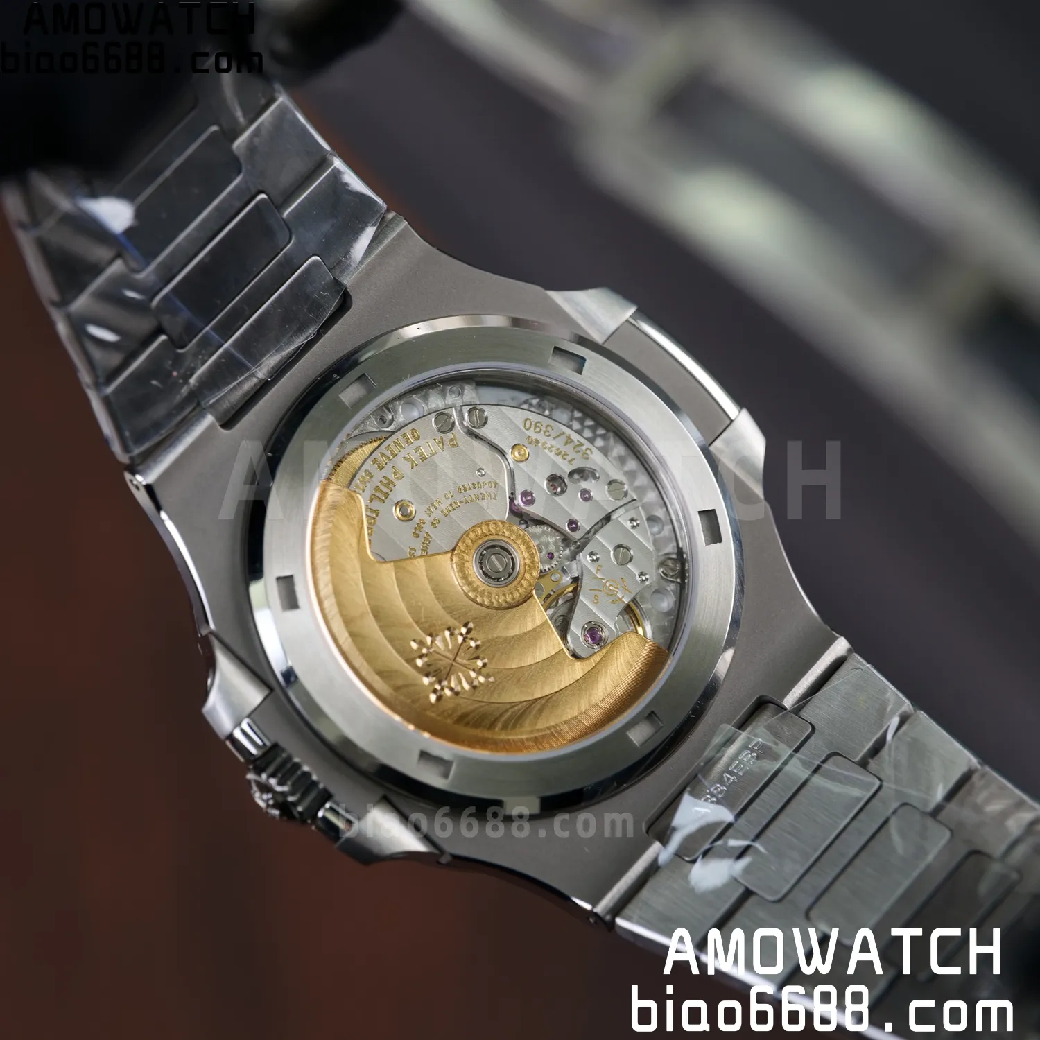 PP Nautilus 5711 DDF 1:1 Best Edition Green Dial on Diamond bezel SS Bracelet DD330 Super Clone 82 c425205c7c4b428 AMO Watch