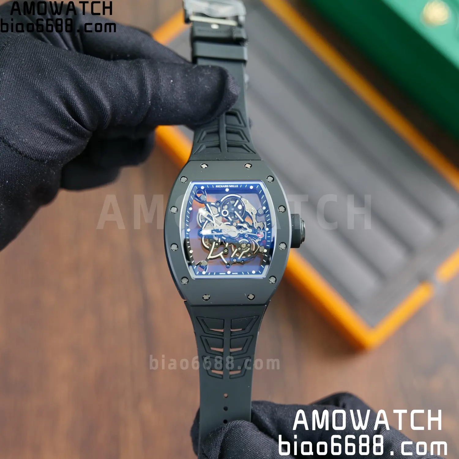Richard Mille RM055 Black Ceramic ZF 1:1 Best Edition RMUL2 Super Clone V3 82 c650a3636627eca 阿默表行AmoWatch