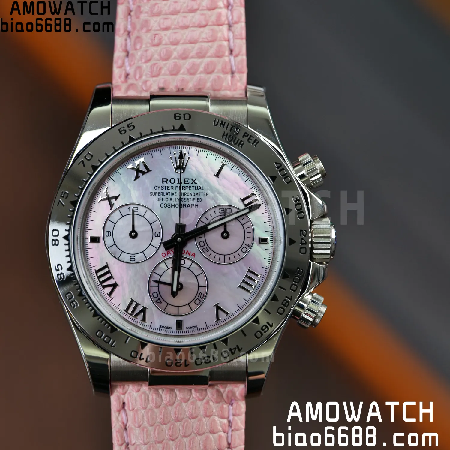 Rolex Daytona 116519 PPM Factory 1:1 Best Edition MOP Roman Dial on Red Leather Strap 4130 74 c77d097ea99b91f 阿默表行AmoWatch