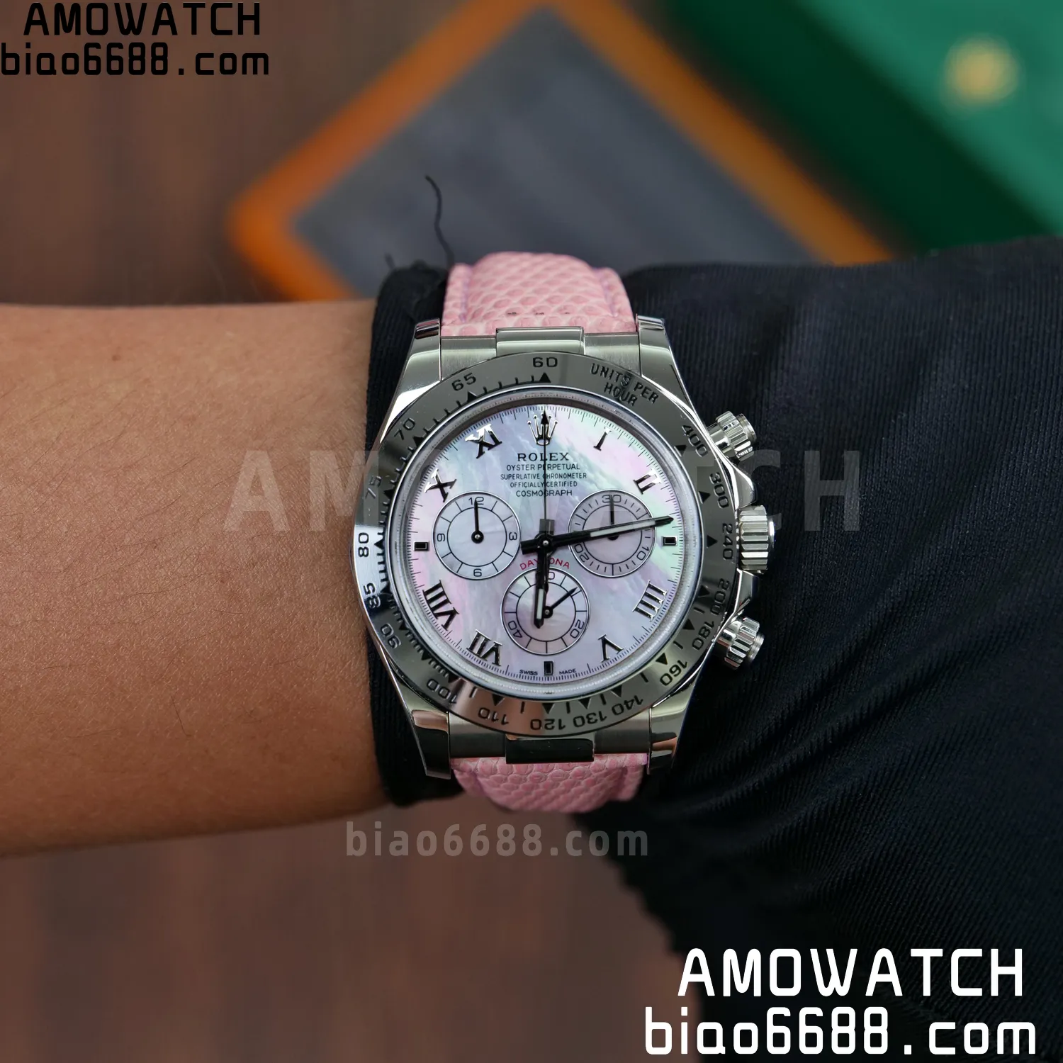 Rolex Daytona 116519 PPM Factory 1:1 Best Edition MOP Roman Dial on Red Leather Strap 4130 95 cb5a6a1945a21fa 阿默表行AmoWatch