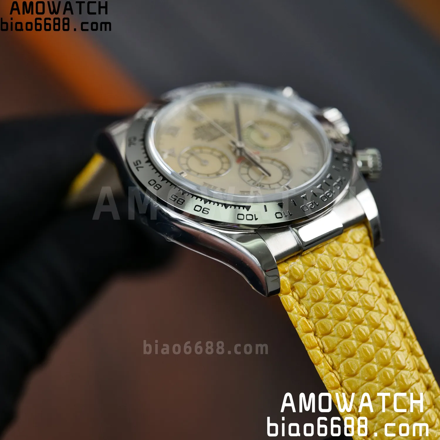 Rolex Daytona 116519 PPM Factory 1:1 Best Edition MOP Roman Dial on Leather Strap 4130 70 d2ab0b4bc0a2270 阿默表行AmoWatch