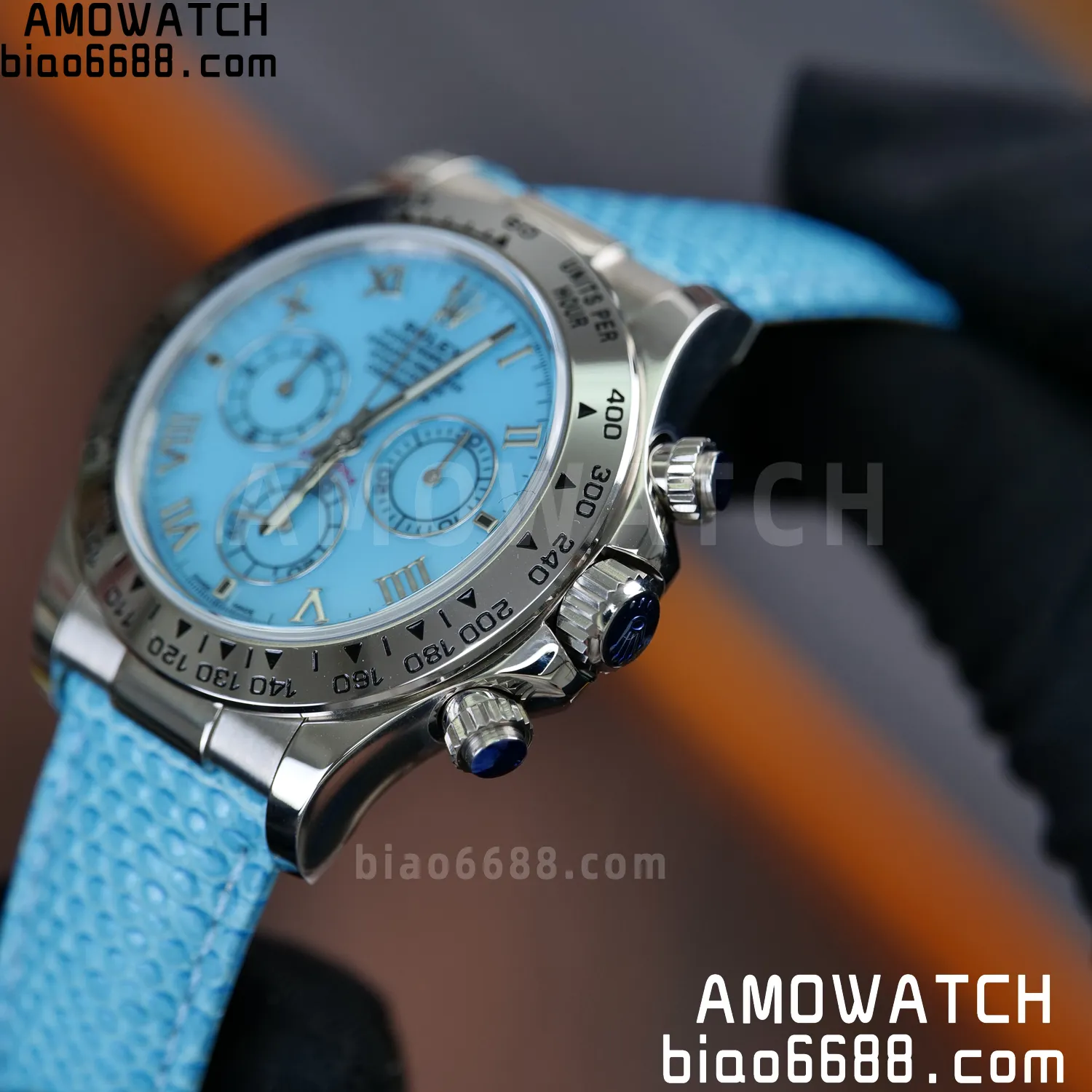 Rolex Daytona 116519 PPM Factory 1:1 Best Edition Tiffany Roman Dial on Leather Strap 4130 72 de5a7a83bfa8613 阿默表行AmoWatch