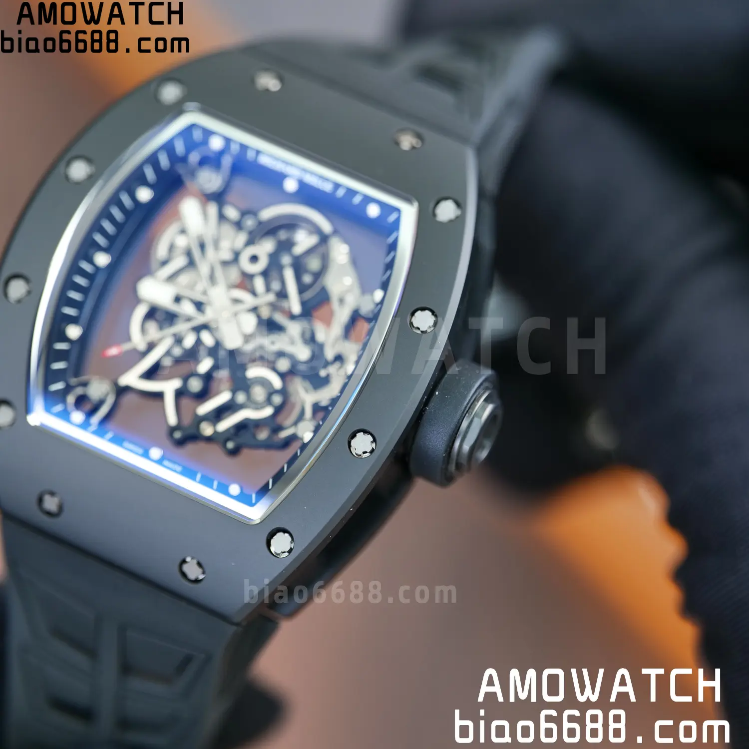 Richard Mille RM055 Black Ceramic ZF 1:1 Best Edition RMUL2 Super Clone V3 93 e03f11f08eb9029 阿默表行AmoWatch