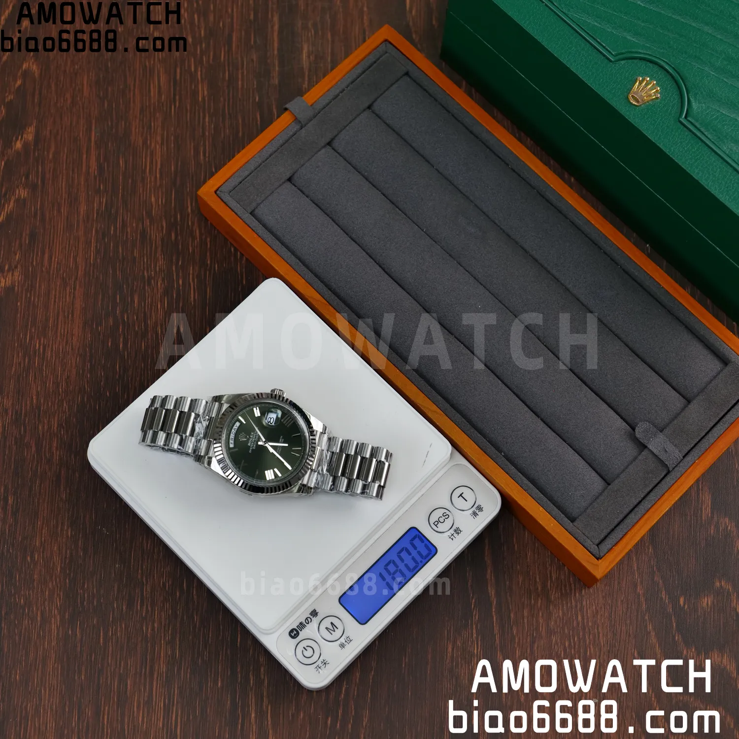Rolex DayDate 40 228239 VSF 1:1 Best Edition Green Roman Dial on President Bracelet VS3255 V2 61 e1d45663f5cae24 阿默表行AmoWatch