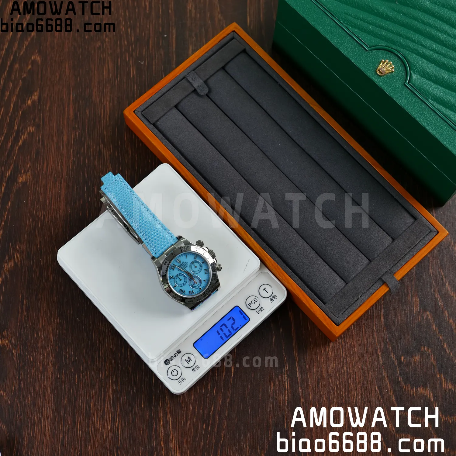 Rolex Daytona 116519 PPM Factory 1:1 Best Edition Tiffany Roman Dial on Leather Strap 4130 60 e6e7ec91486ef5a 阿默表行AmoWatch