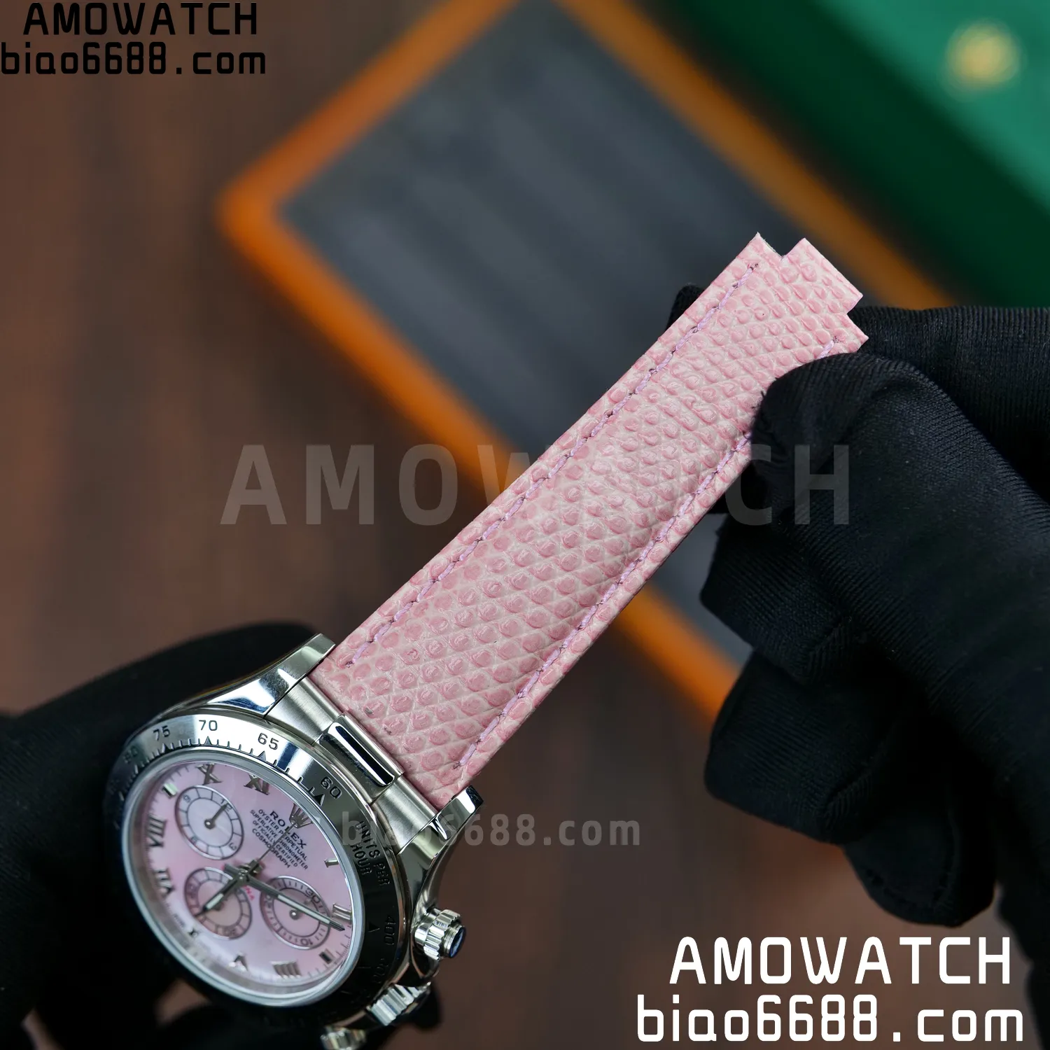 Rolex Daytona 116519 PPM Factory 1:1 Best Edition MOP Roman Dial on Red Leather Strap 4130 71 ef29d7cf6effe2c 阿默表行AmoWatch