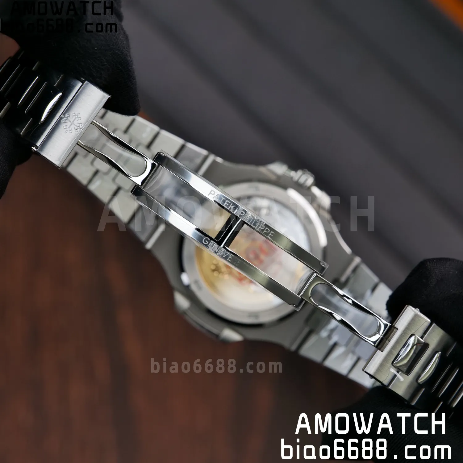 PP Nautilus 5711 DDF 1:1 Best Edition White Dial on SS Bracelet DD324 Super Clone V2 98 f35bf48b26b9eec AMO Watch