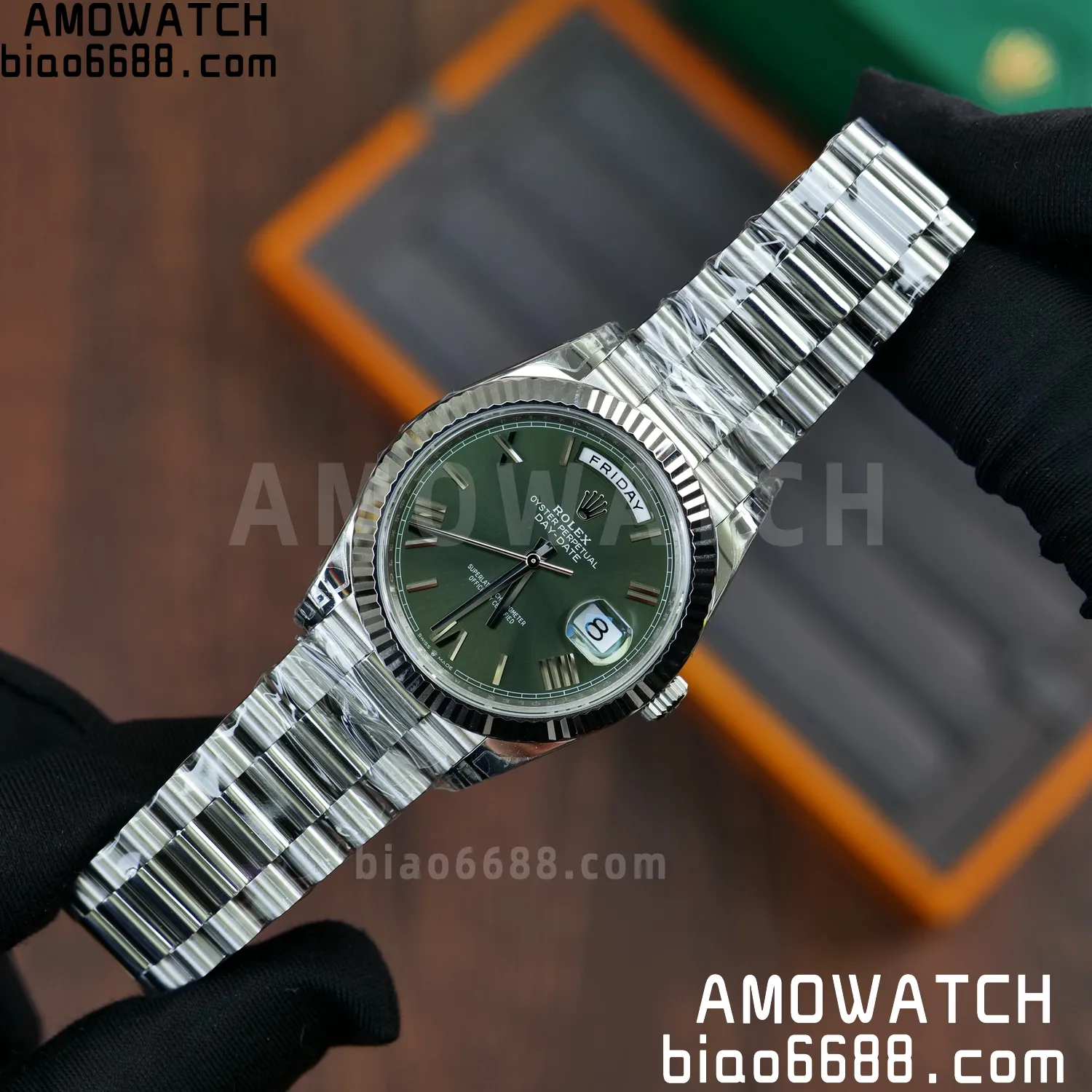 Rolex DayDate 40 228239 VSF 1:1 Best Edition Green Roman Dial on President Bracelet VS3255 V2 66 f6177654e38ea82 阿默表行AmoWatch