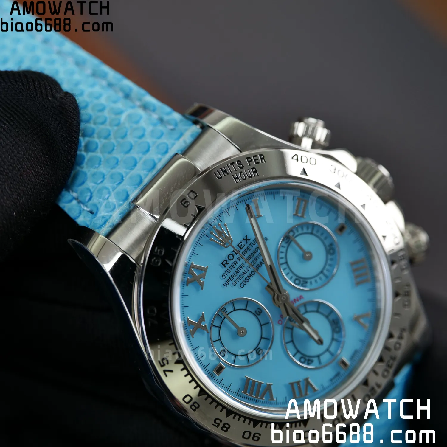 Rolex Daytona 116519 PPM Factory 1:1 Best Edition Tiffany Roman Dial on Leather Strap 4130 75 f624019b7c9b00c 阿默表行AmoWatch
