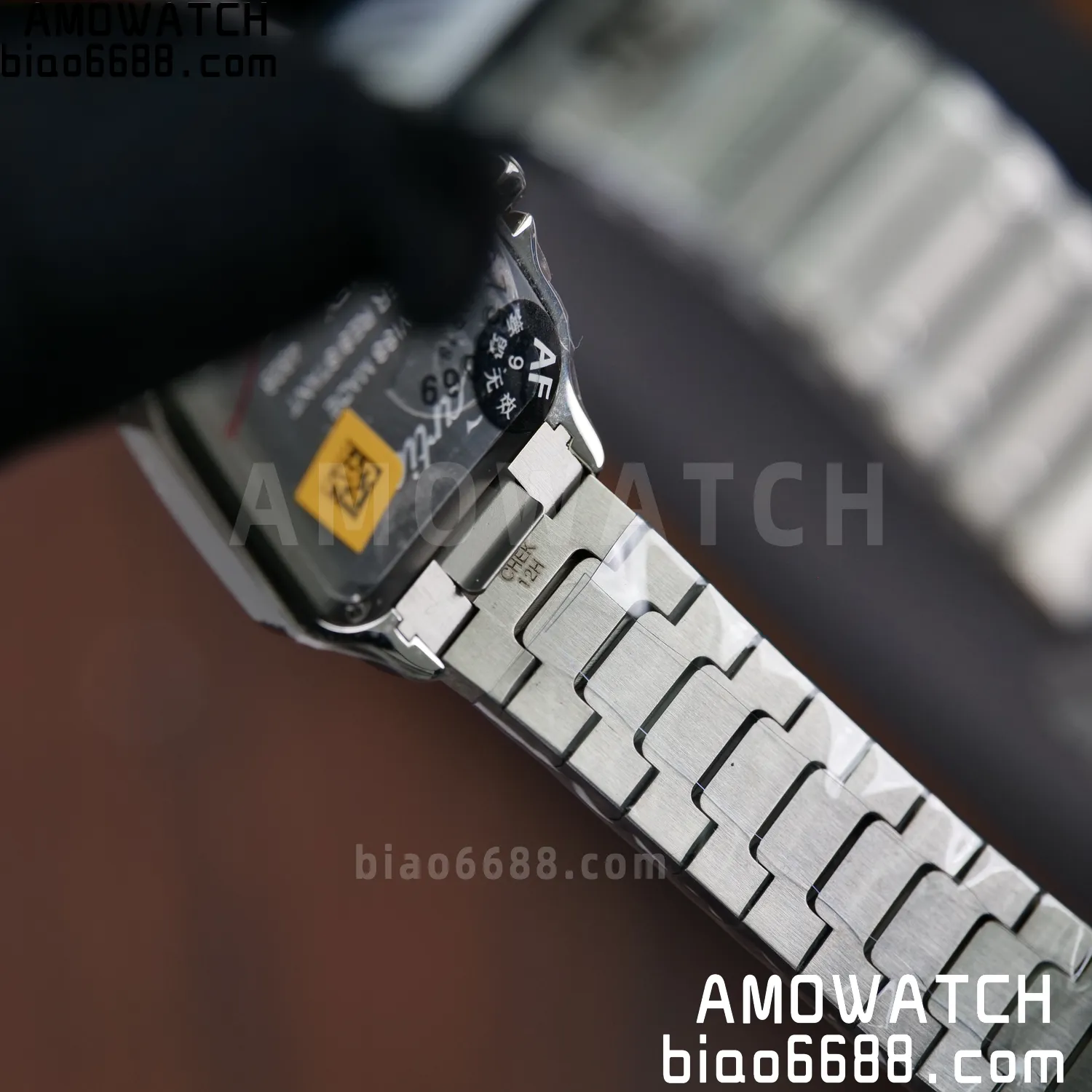 Santos Dumont 27mm WSSA0082 SS AF 1:1 Best Edition Silver Dial on SS Bracelet quartz 85 0d90e0b9f6b09e5 AMO Watch