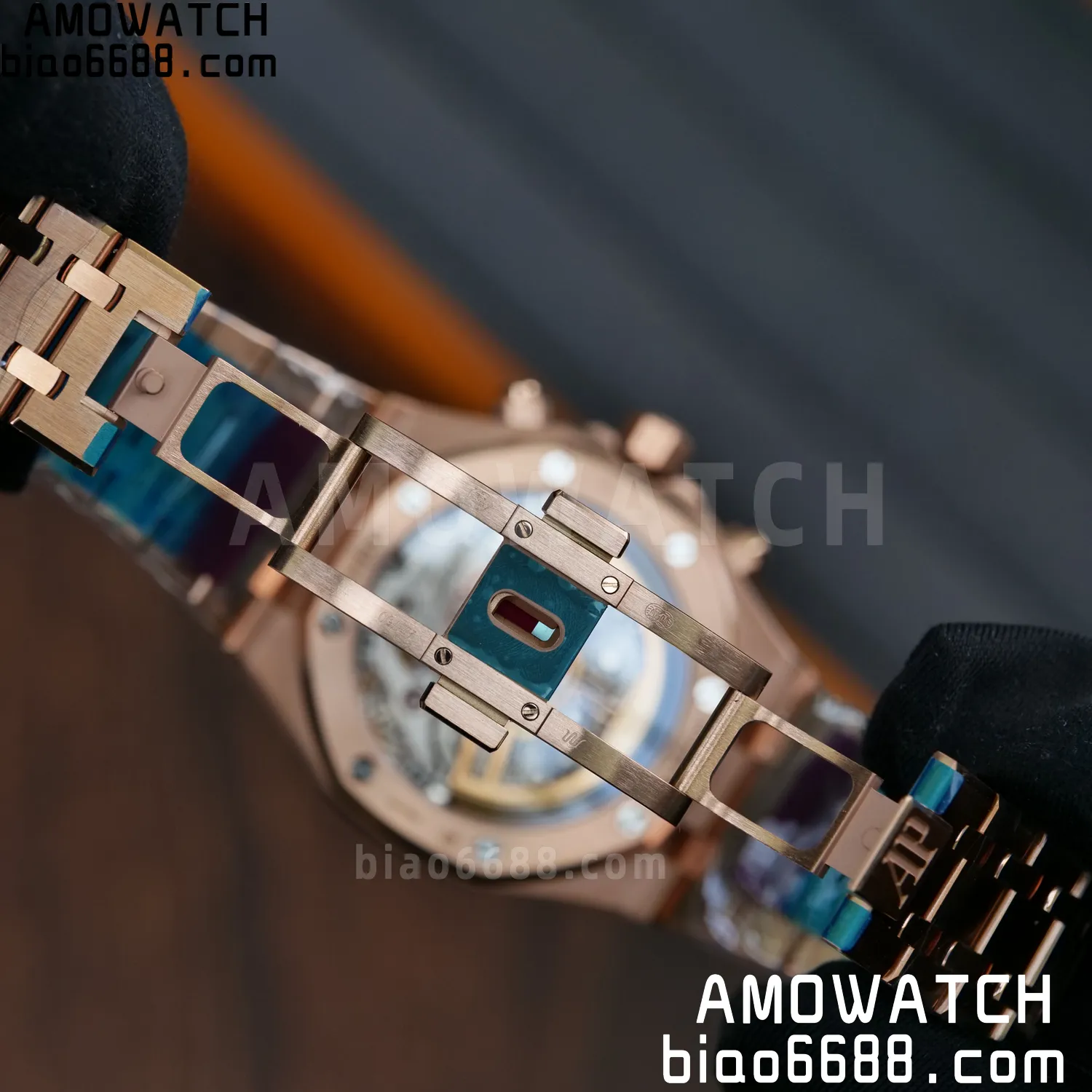 AP Royal Oak Chrono 26240 RG DDF 1:1 Best Edition Blue/RG Dial on RG Bracelet DD4401 Super Clone Weight (SW Dial) 92 1fa2cb8ead006cb AMO Watch
