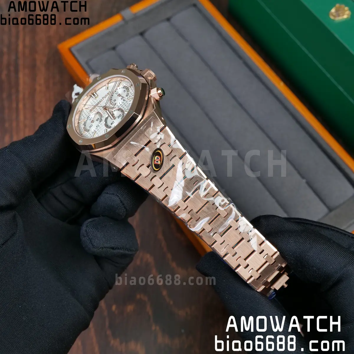 AP Royal Oak Chrono 26240 RG DDF 1:1 Best Edition White Dial on RG Bracelet DD4401 Super Clone Weight (SW Dial) 70 622456a7642c40f AMO Watch