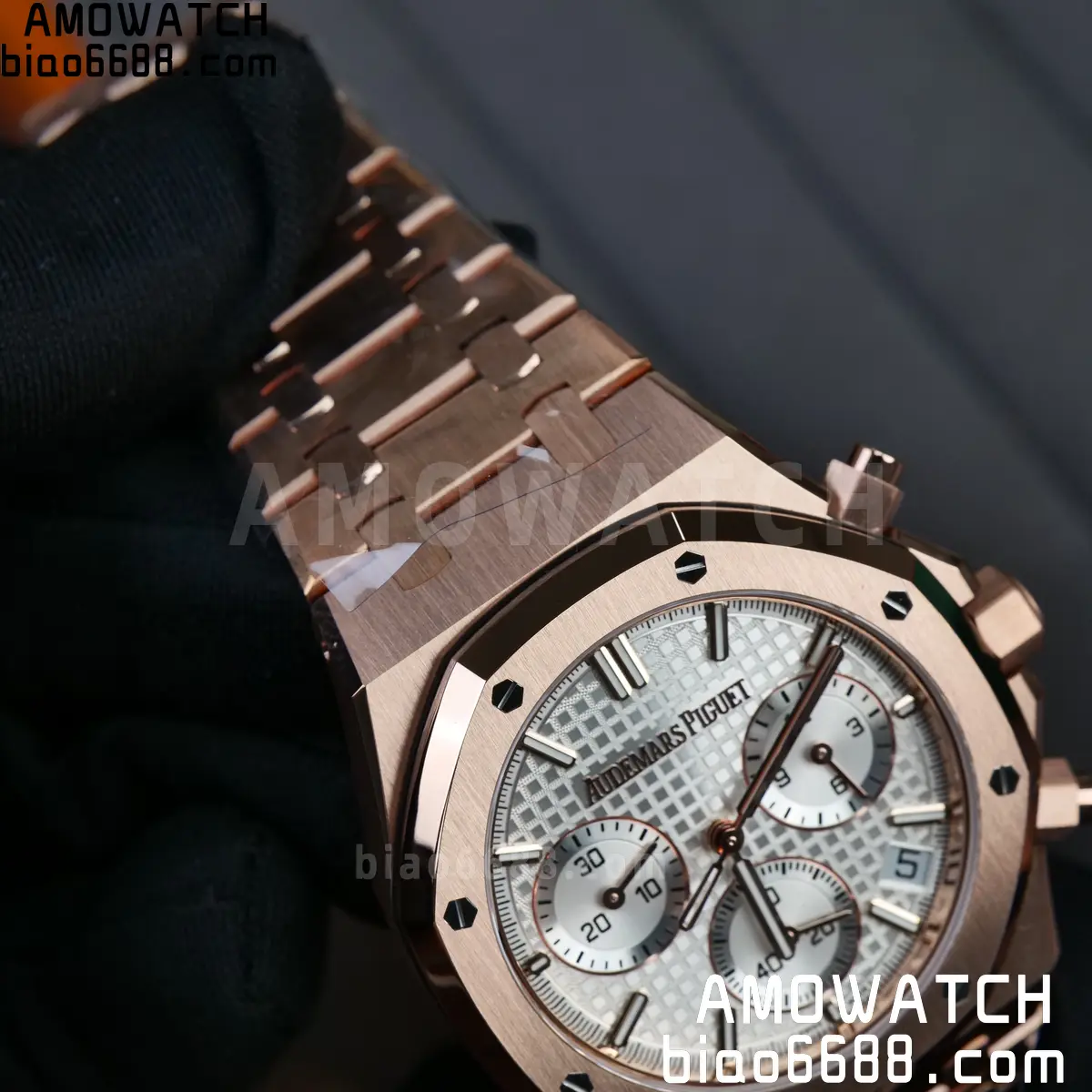 AP Royal Oak Chrono 26240 RG DDF 1:1 Best Edition White Dial on RG Bracelet DD4401 Super Clone Weight (SW Dial) 79 74b2ed0db8ef912 AMO Watch