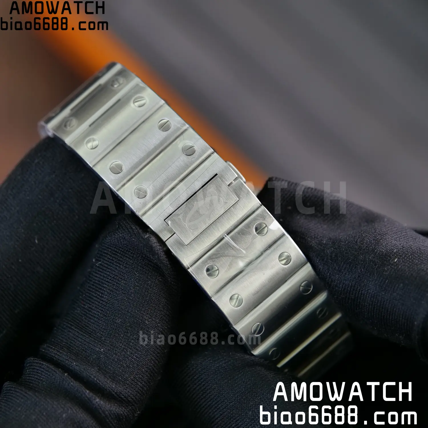 Cartier Santos Skeleton SS RICH 1:1 Best Edition Skeleton Dial 9611MC Super Clone V2 81 82dffe5baefbd74 阿默表行AmoWatch