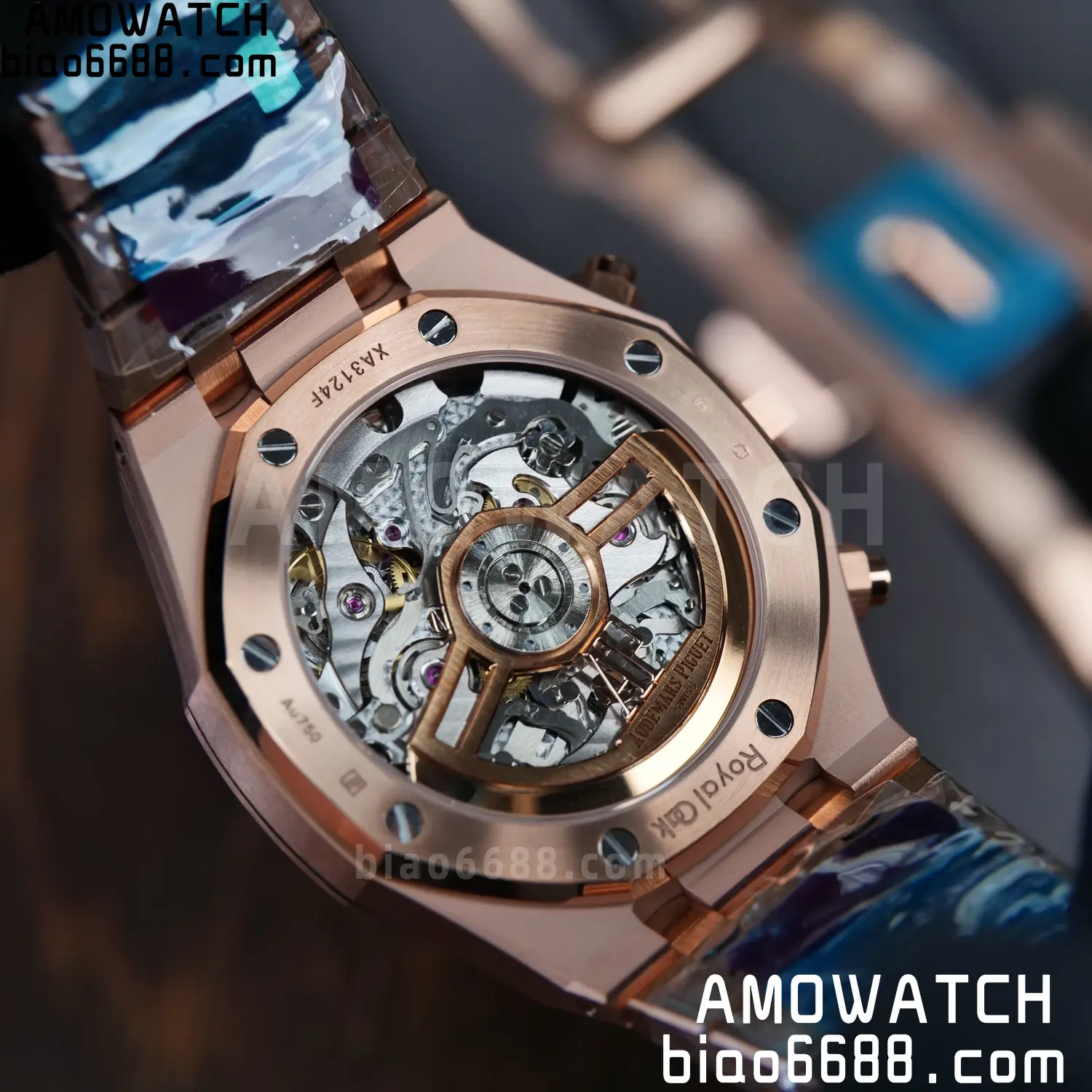 AP Royal Oak Chrono 26240 RG DDF 1:1 Best Edition Black Dial on RG Bracelet DD4401 Super Clone Weight (SW Dial) 85 8f9b906be6b1ab3 AMO Watch