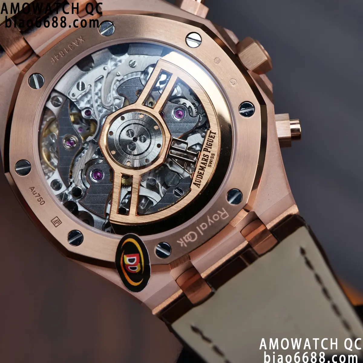 AP Royal Oak Chrono 26240 RG DDF 1:1 Best Edition Blue/RG Dial on Brown Leather Strap DD4401 Super Clone Weight (SW Dial) 105 91f8a8da5b4e8d7 AMO Watch