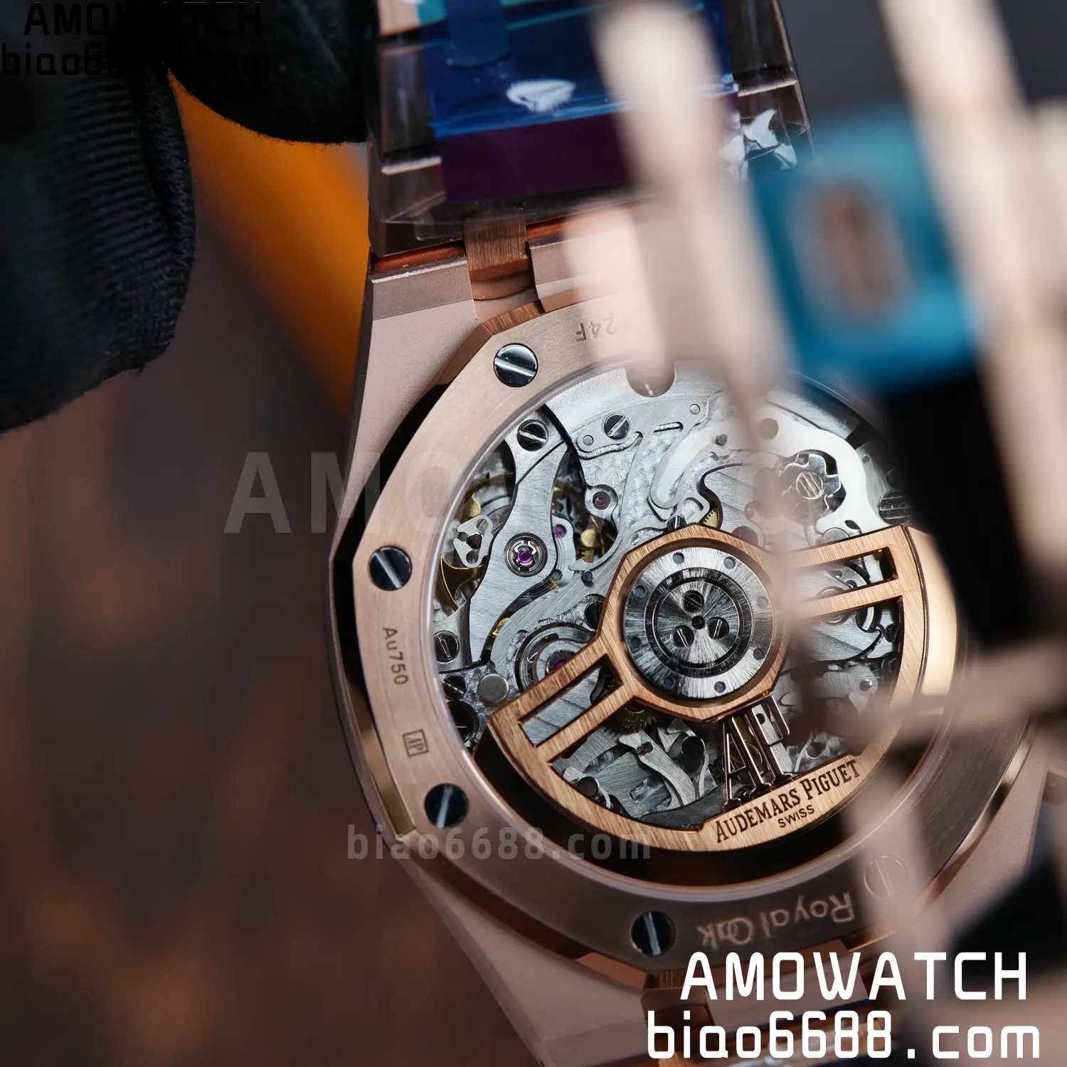 AP Royal Oak Chrono 26240 RG DDF 1:1 Best Edition Black Dial on RG Bracelet DD4401 Super Clone Weight (SW Dial) 87 951ff93e1a793fd AMO Watch