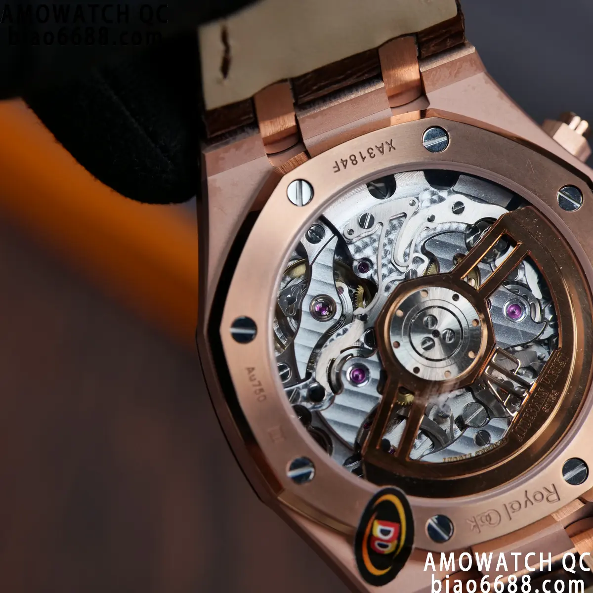 AP Royal Oak Chrono 26240 RG DDF 1:1 Best Edition Blue/RG Dial on Brown Leather Strap DD4401 Super Clone Weight (SW Dial) 104 9c3e04bd5737f2c AMO Watch
