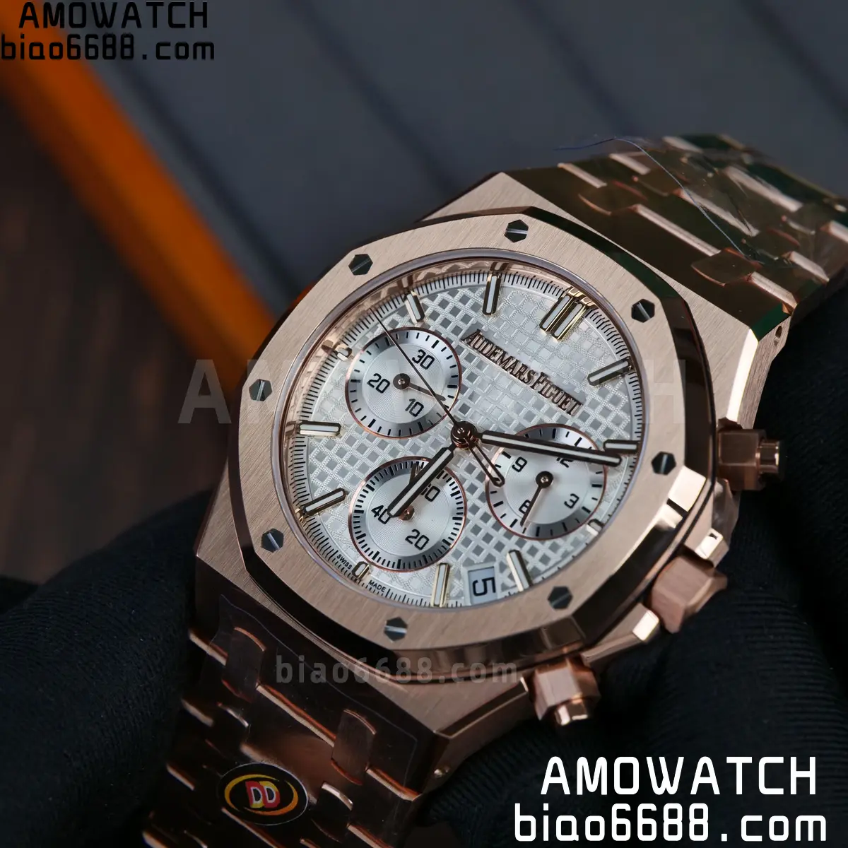 AP Royal Oak Chrono 26240 RG DDF 1:1 Best Edition White Dial on RG Bracelet DD4401 Super Clone Weight (SW Dial) 87 a383afa171a2abe AMO Watch