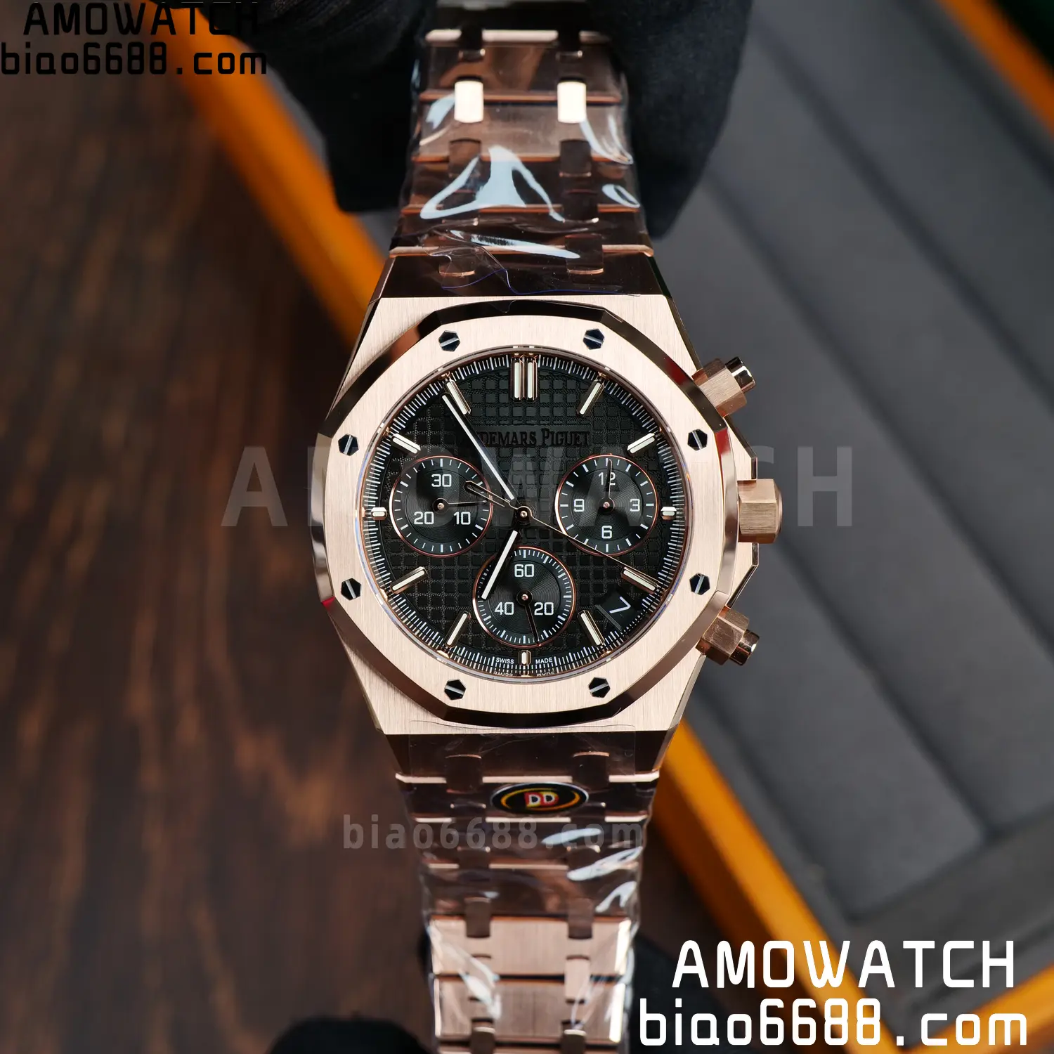 AP Royal Oak Chrono 26240 RG DDF 1:1 Best Edition Black Dial on RG Bracelet DD4401 Super Clone Weight (SW Dial) 69 c0a1cd0803f7dac AMO Watch