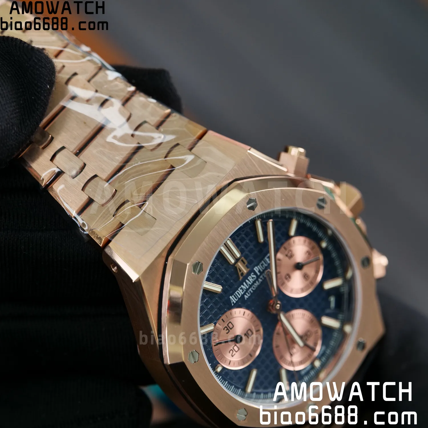 AP Royal Oak Chrono 26240 RG DDF 1:1 Best Edition Blue/RG Dial on RG Bracelet DD4401 Super Clone Weight (SW Dial) 80 c51c58a175e2e35 AMO Watch
