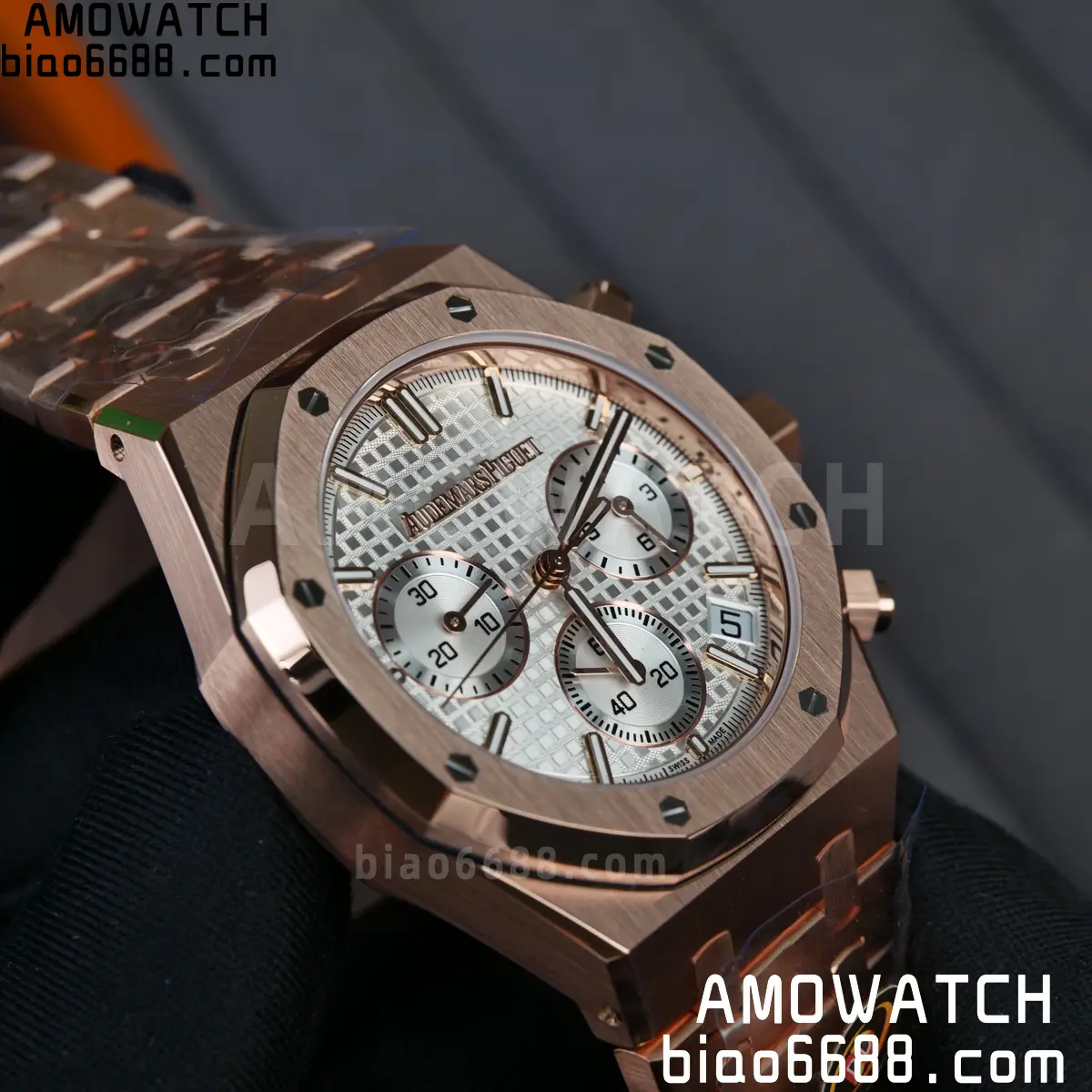 AP Royal Oak Chrono 26240 RG DDF 1:1 Best Edition White Dial on RG Bracelet DD4401 Super Clone Weight (SW Dial) 86 d2b13ec2bd317c8 AMO Watch