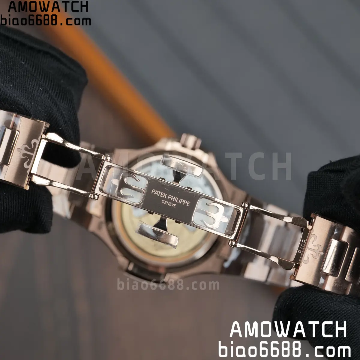 PP Nautilus 7118 RG Ladies DDF 1:1 Best Edition Silver Dial on RG Bracelet DD324 Super Clone 108 d47159c64722333 AMO Watch