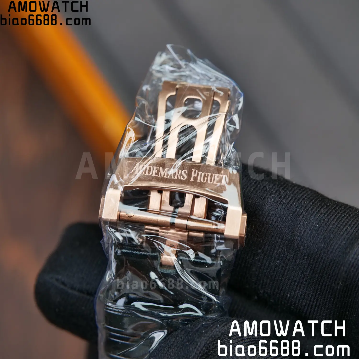 AP Royal Oak Chrono 26240 RG DDF 1:1 Best Edition Black Dial on Black Leather Strap DD4401 Super Clone Weight (SW Dial) 89 ed9201c066eac92 AMO Watch