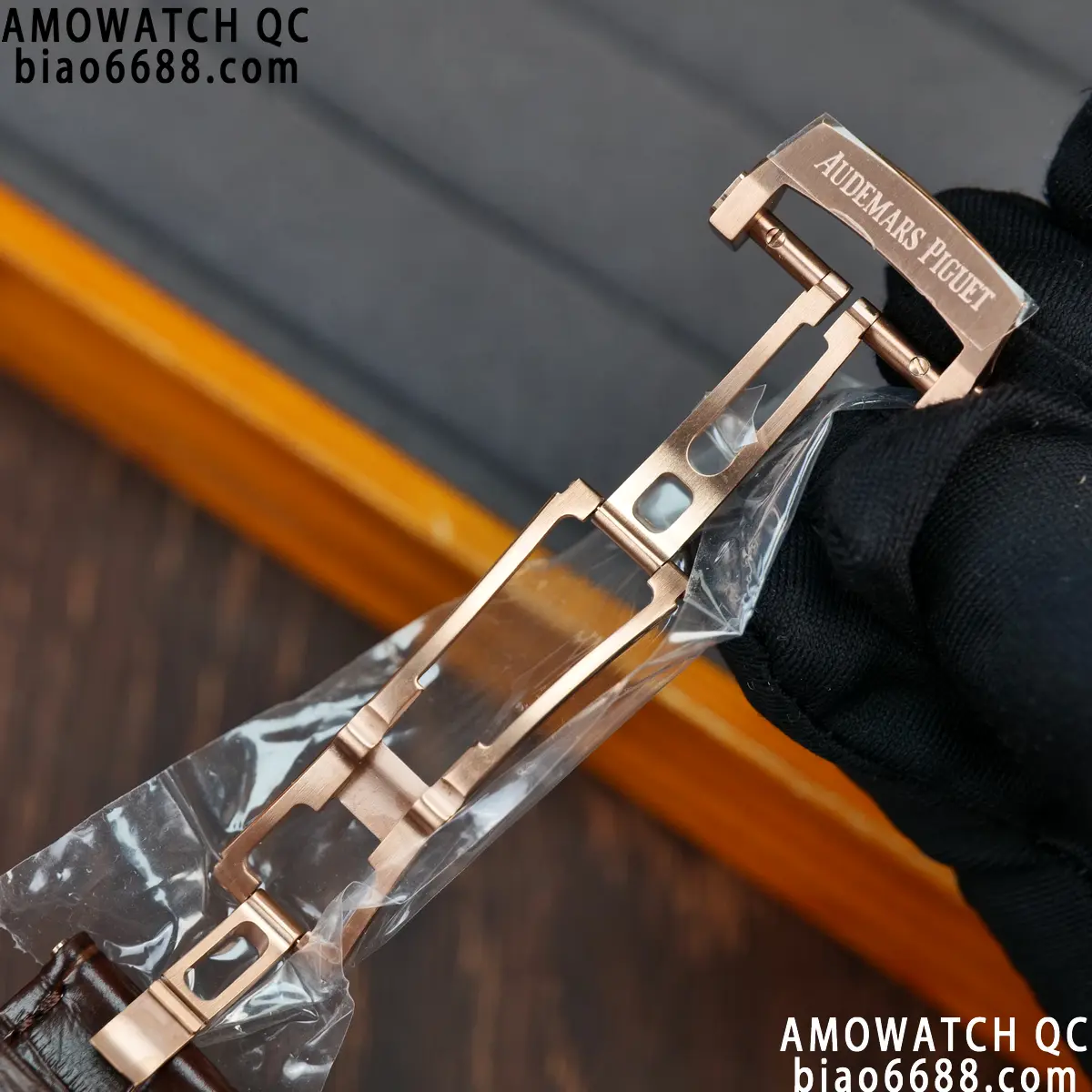 AP Royal Oak Chrono 26240 RG DDF 1:1 Best Edition Blue/RG Dial on Brown Leather Strap DD4401 Super Clone Weight (SW Dial) 110 efd6ea899ccc178 AMO Watch