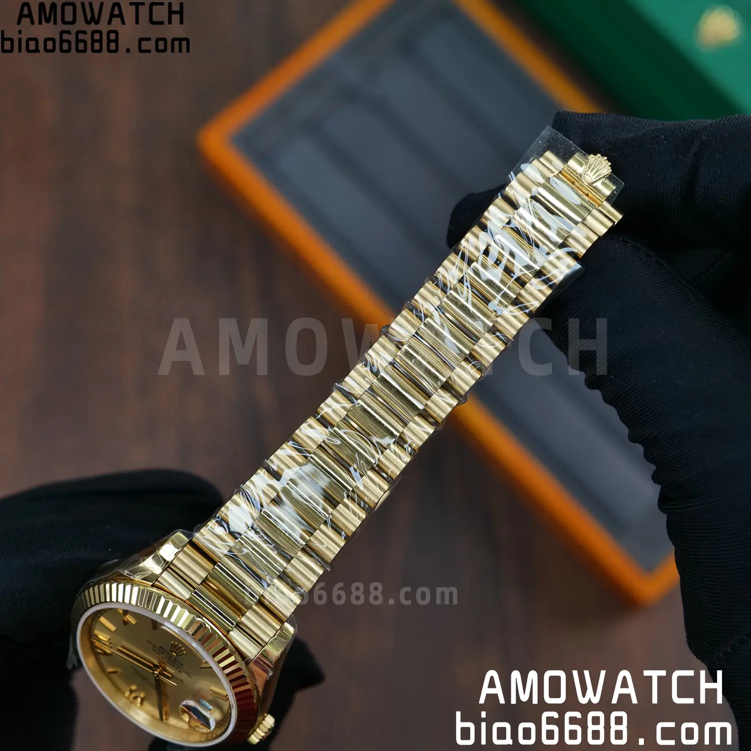 Rolex Day Date 40 YG 228238 RCF 1:1 Best Edition YG Dial on President Bracelet VR3255 (210g) 80 13777369a8363f4 AMO Watch