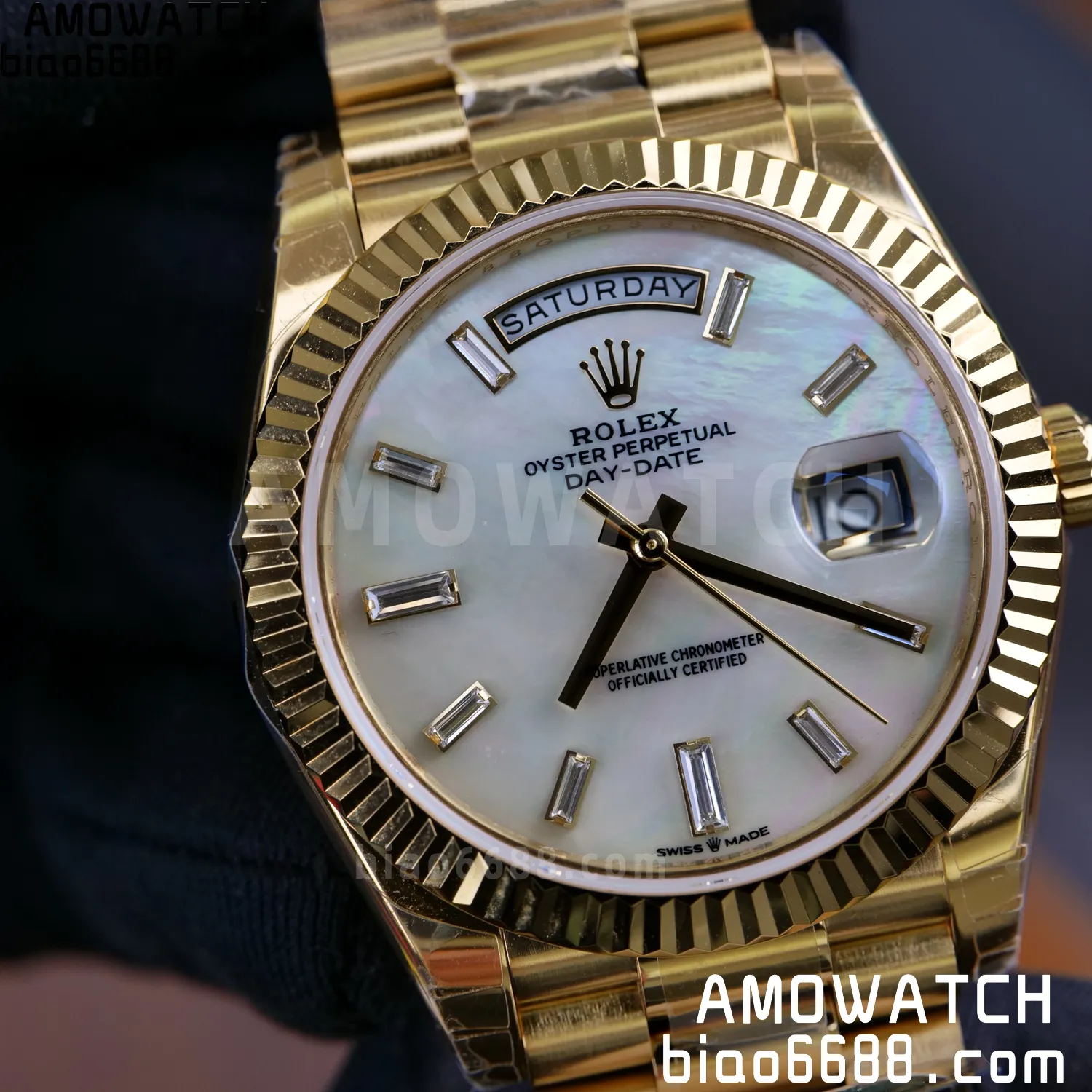 Rolex Day Date 40 YG 228238 RCF 1:1 Best Edition MOP Dial on President Bracelet VR3255 (211g) 72 15c2a7ec934f0b6 AMO Watch