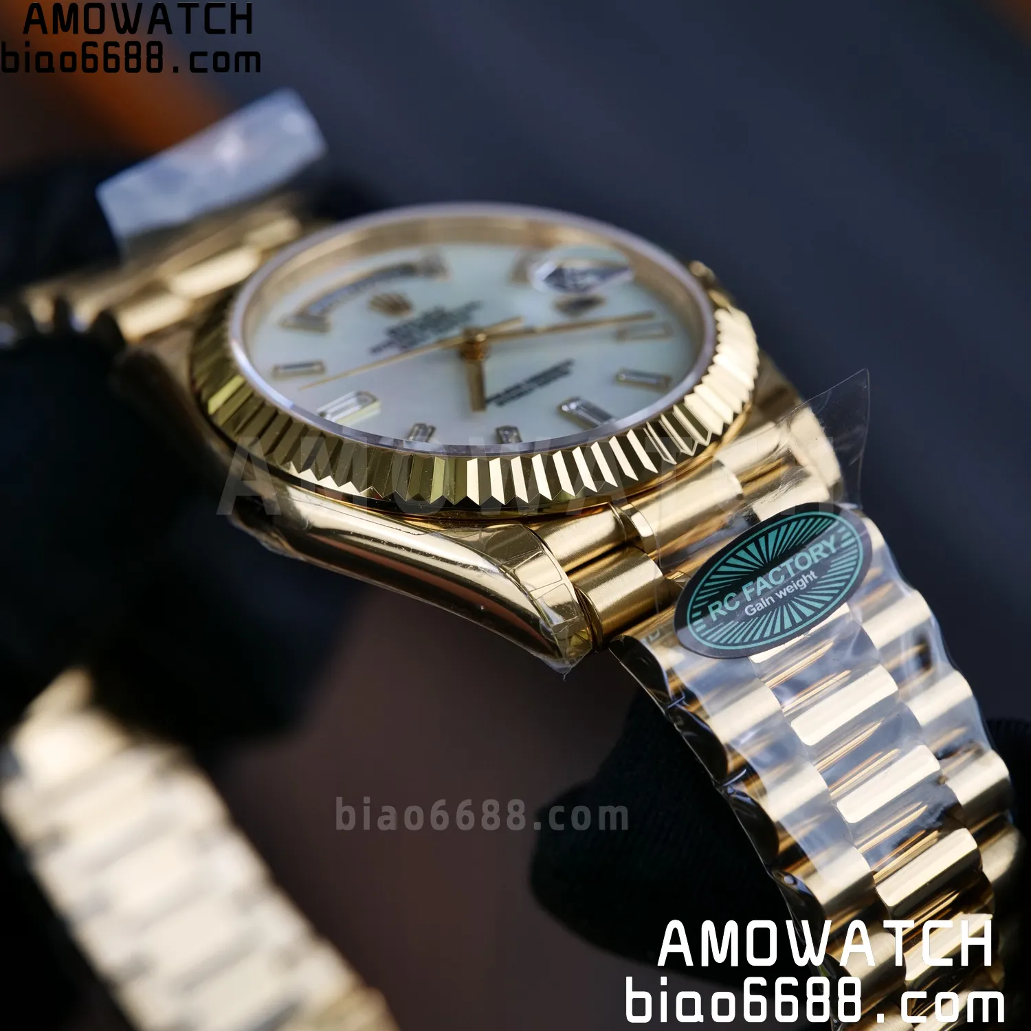 Rolex Day Date 40 YG 228238 RCF 1:1 Best Edition MOP Dial on President Bracelet VR3255 (211g) 65 1766ed492ab5990 AMO Watch